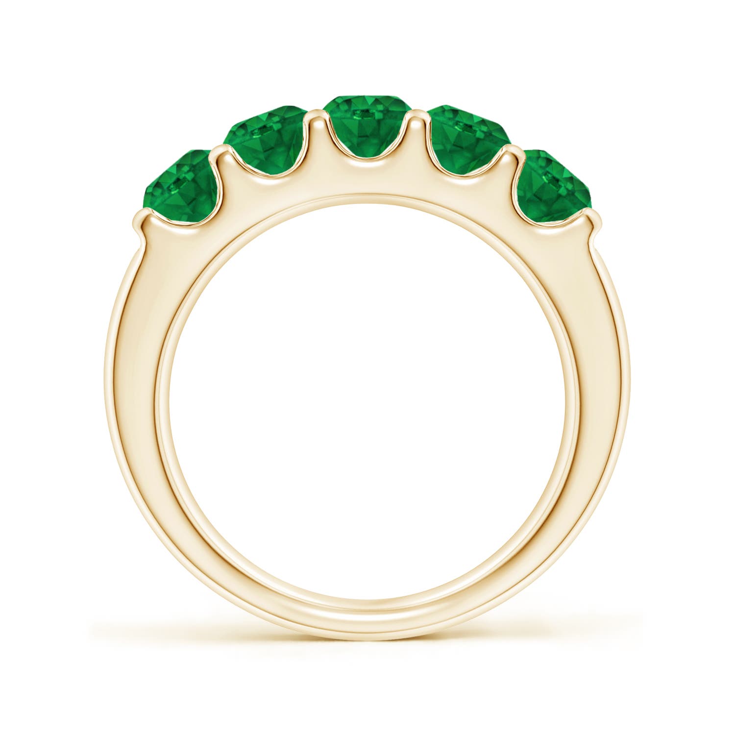 AAA - Emerald / 1.35 CT / 14 KT Yellow Gold