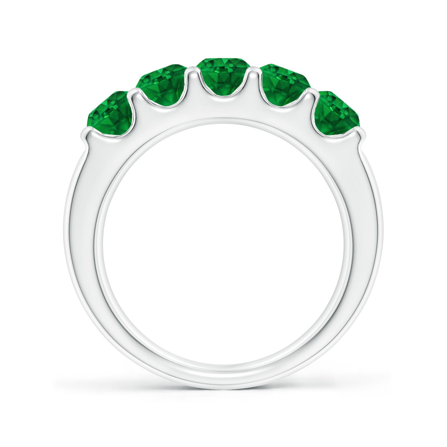 AAAA - Emerald / 1.35 CT / 14 KT White Gold