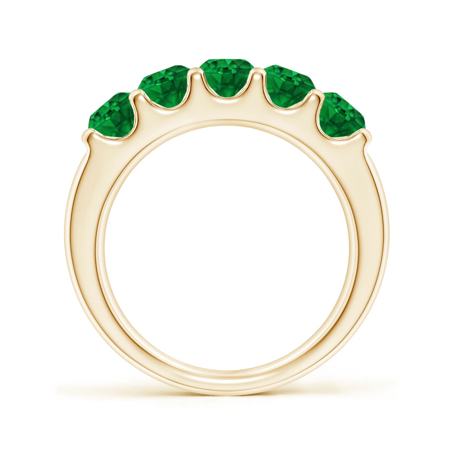 AAAA - Emerald / 1.35 CT / 14 KT Yellow Gold