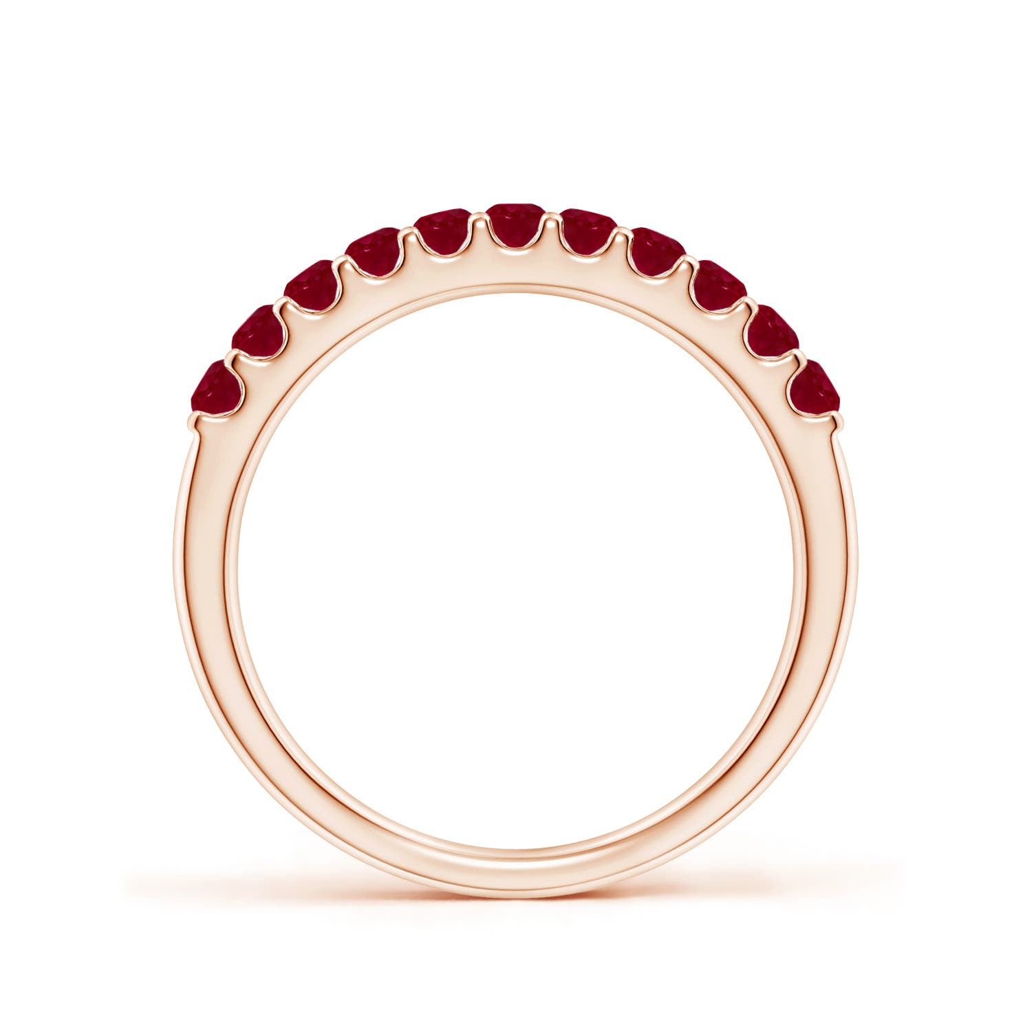 AA - Ruby / 0.61 CT / 14 KT Rose Gold