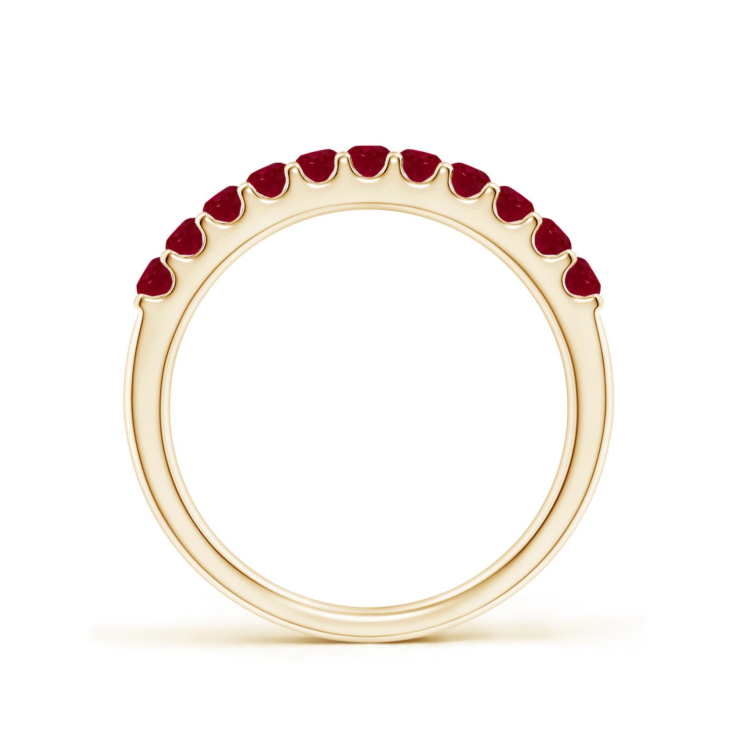 AA - Ruby / 0.61 CT / 14 KT Yellow Gold