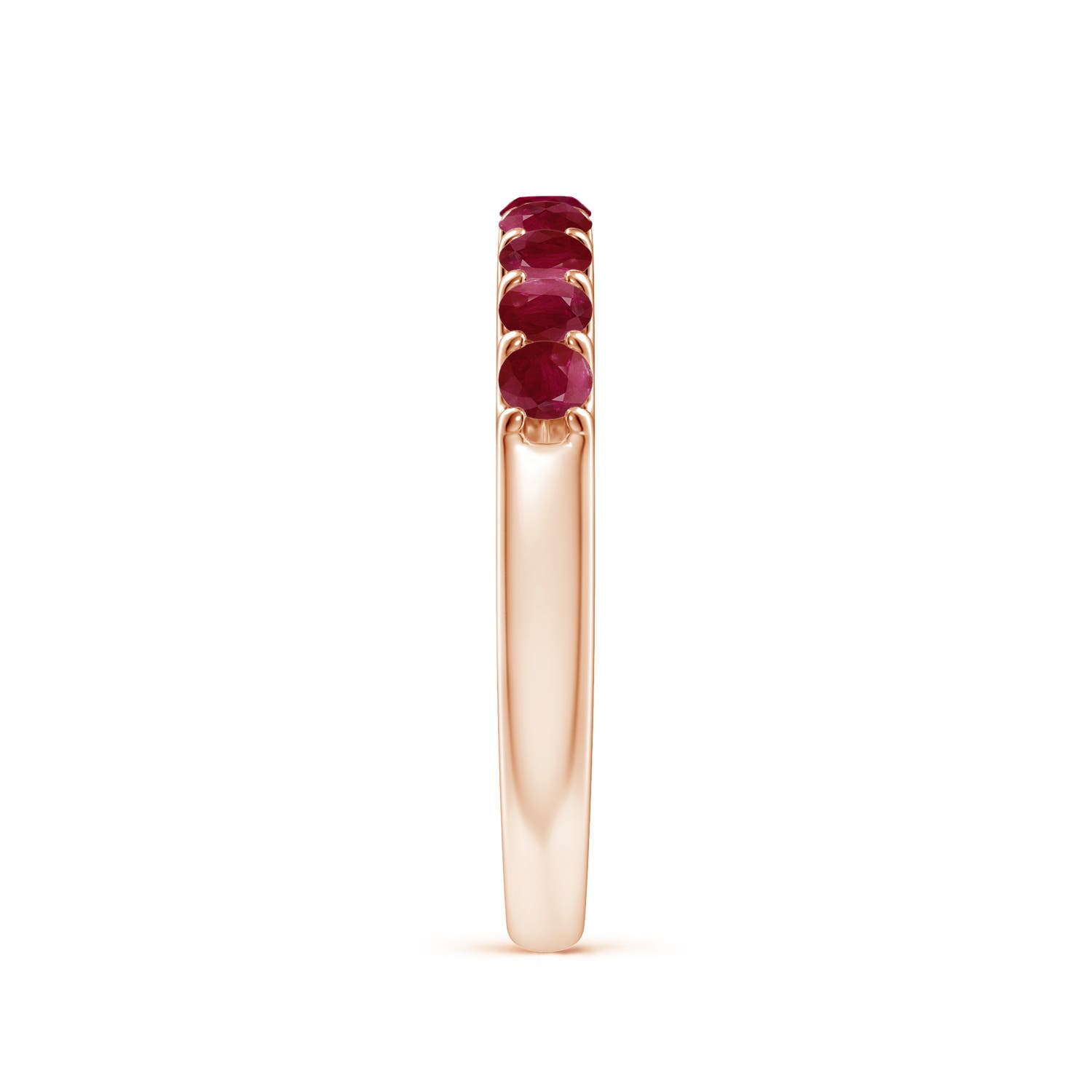 A - Ruby / 0.81 CT / 14 KT Rose Gold