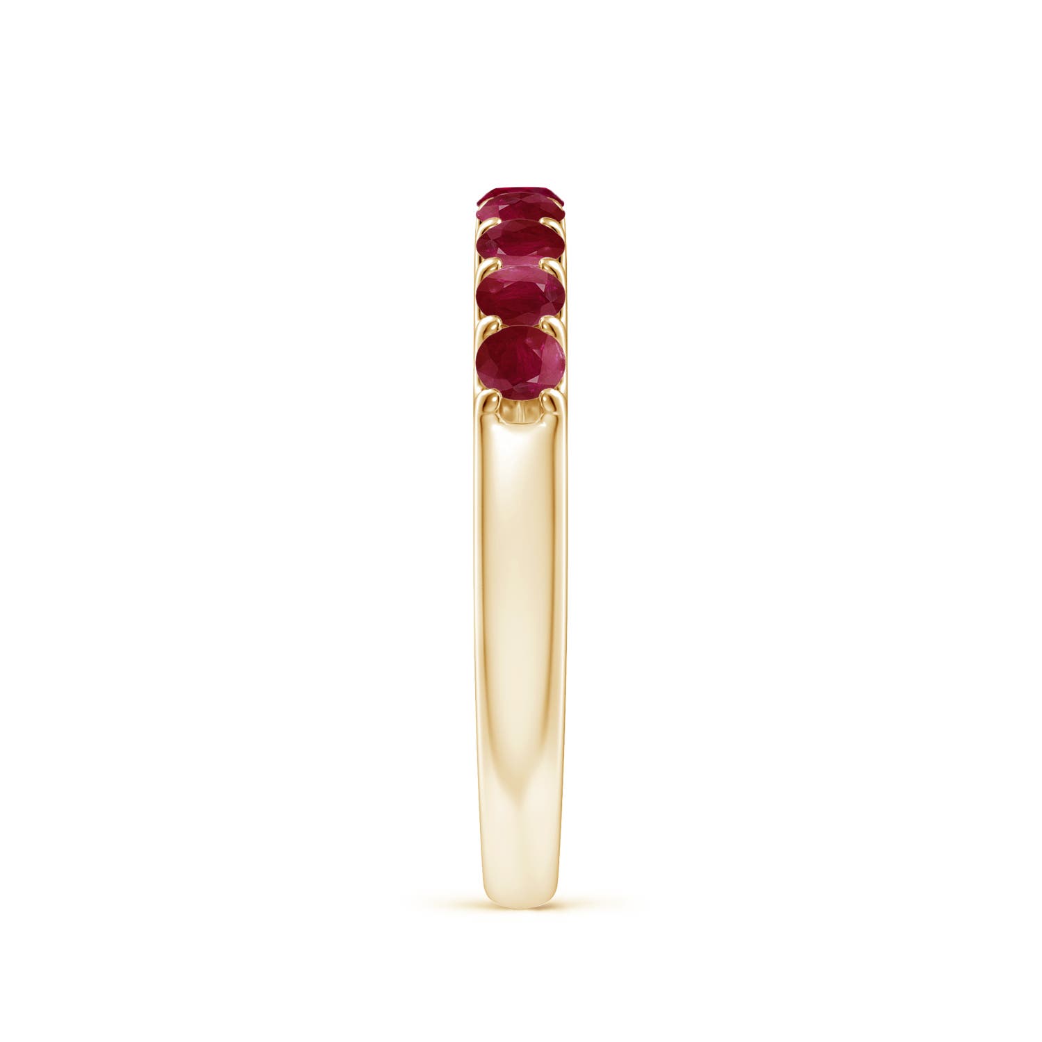 A - Ruby / 0.81 CT / 14 KT Yellow Gold