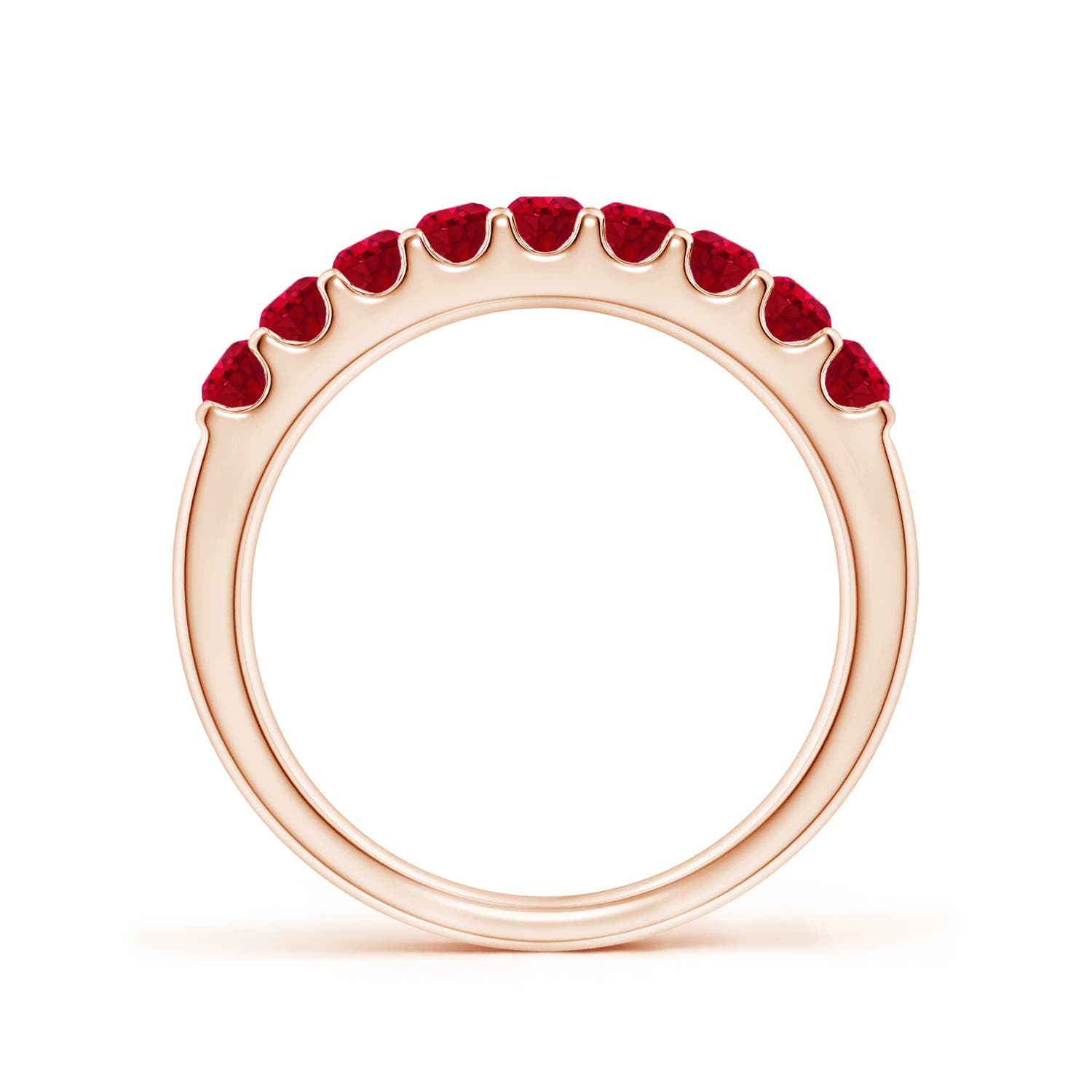 AAA - Ruby / 0.81 CT / 14 KT Rose Gold