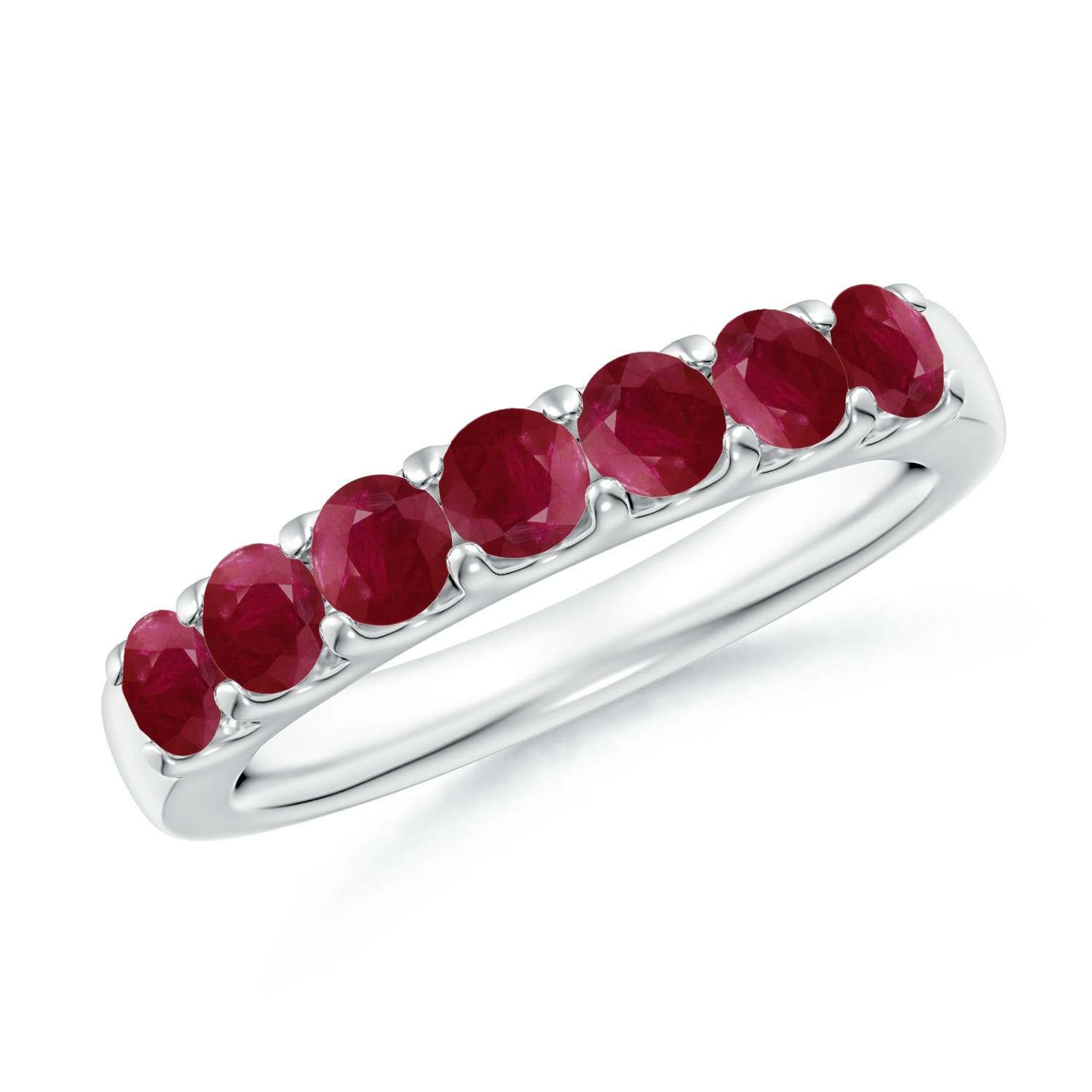 A - Ruby / 1.19 CT / 14 KT White Gold