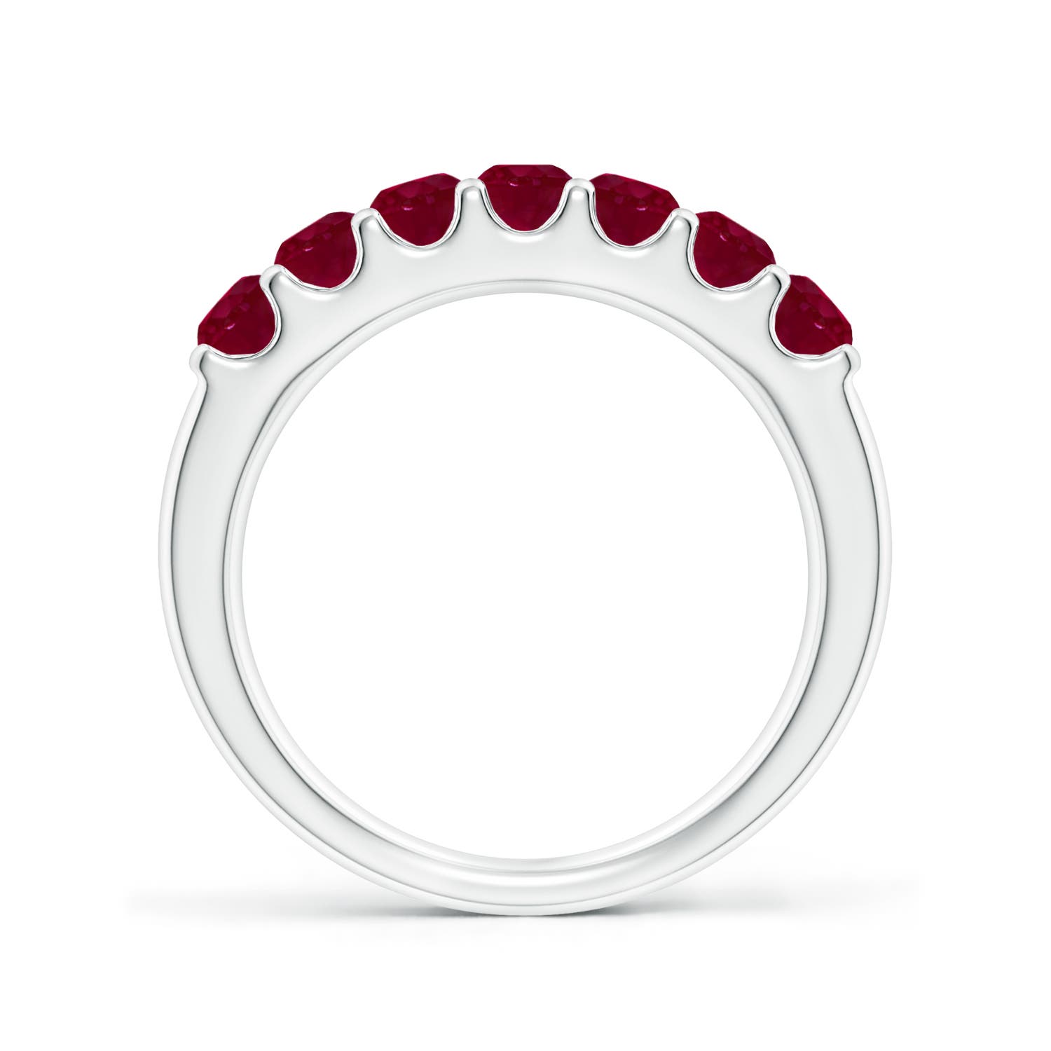 A - Ruby / 1.19 CT / 14 KT White Gold