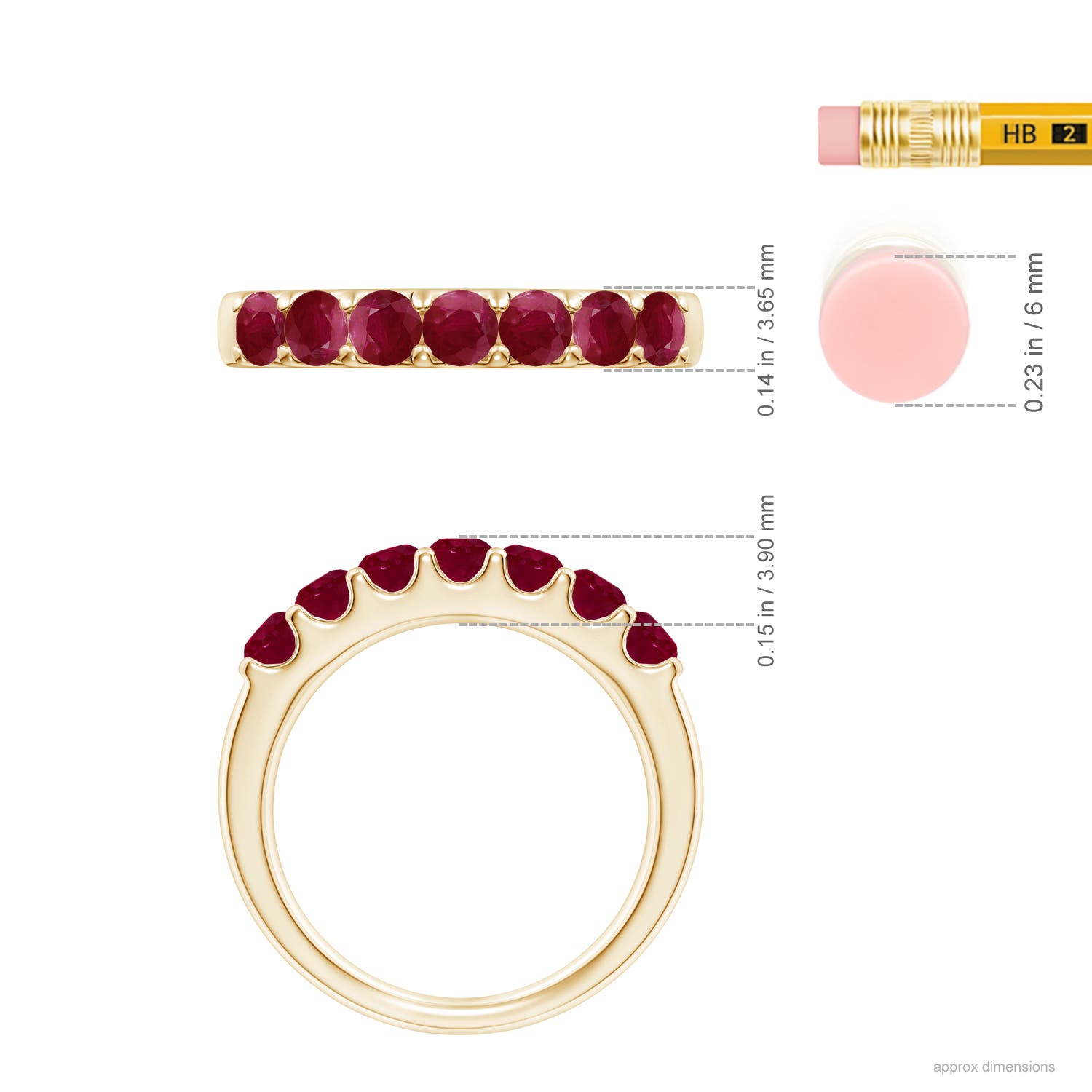 A - Ruby / 1.19 CT / 14 KT Yellow Gold