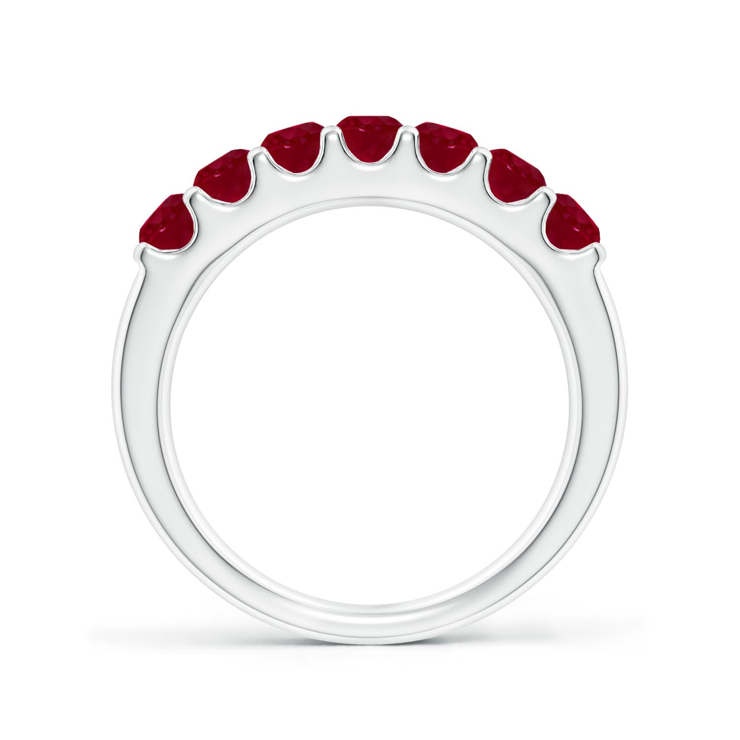 AA - Ruby / 1.19 CT / 14 KT White Gold