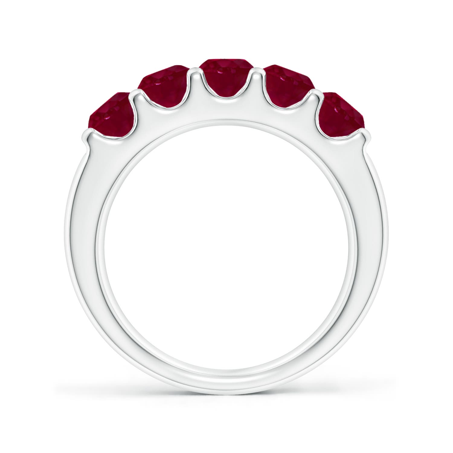 A - Ruby / 1.85 CT / 14 KT White Gold