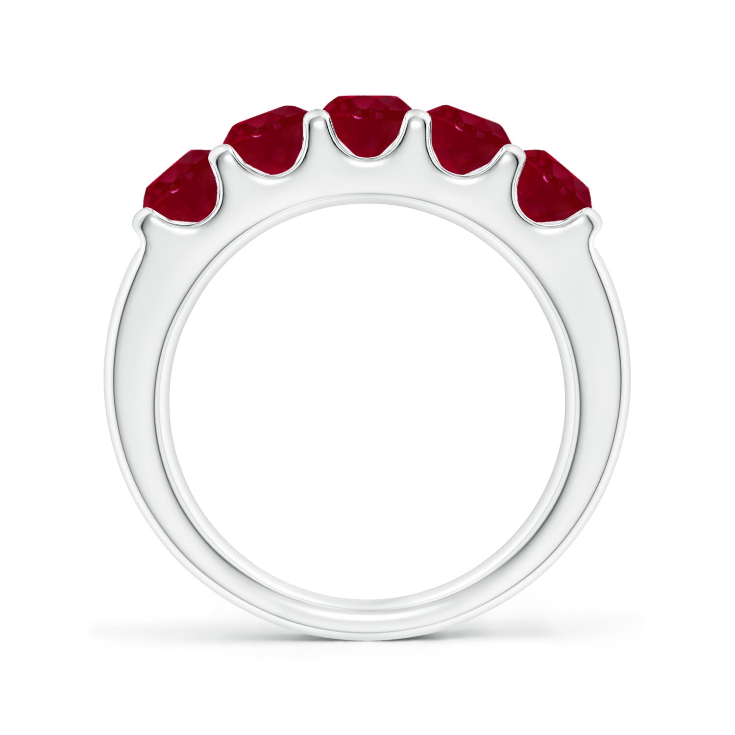 AA - Ruby / 1.85 CT / 14 KT White Gold