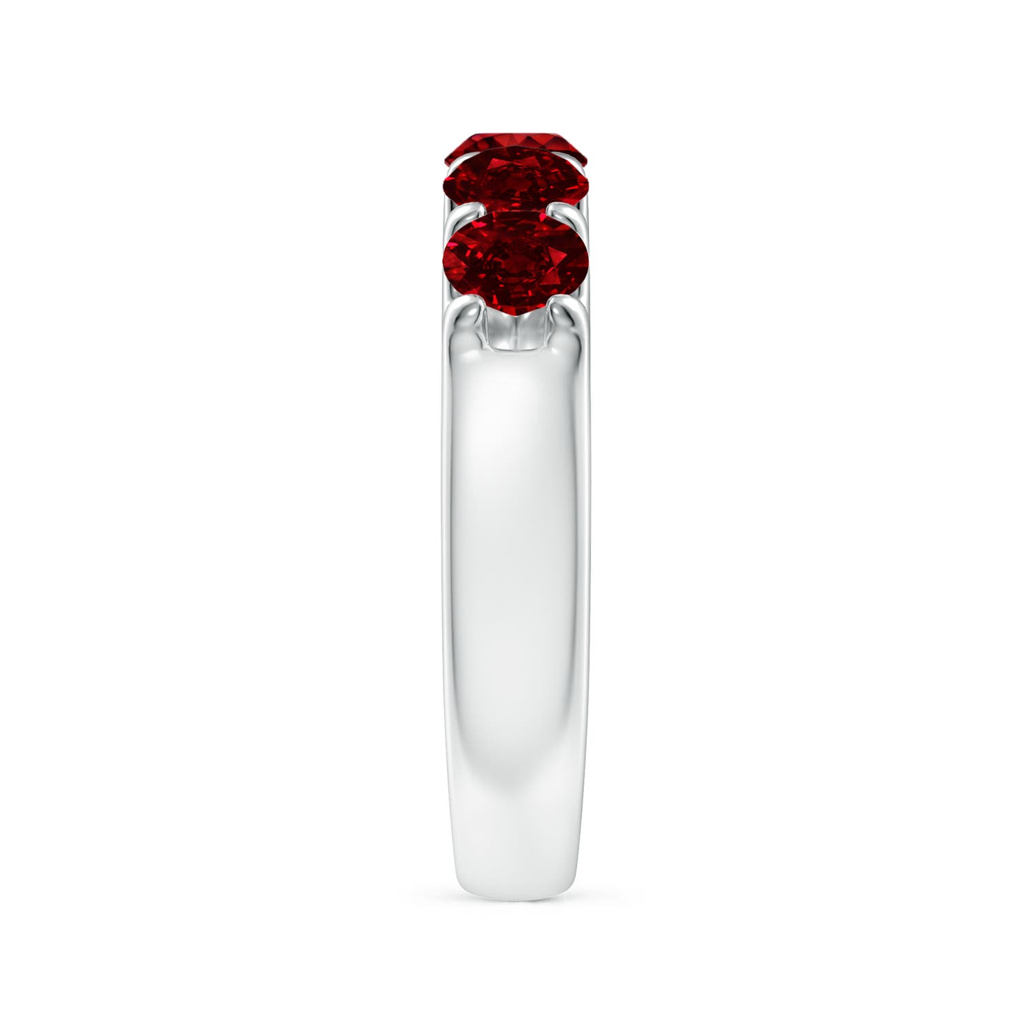 AAAA - Ruby / 1.85 CT / 14 KT White Gold