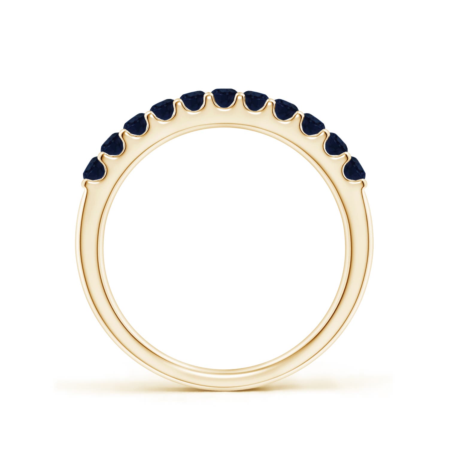 A - Blue Sapphire / 0.61 CT / 14 KT Yellow Gold