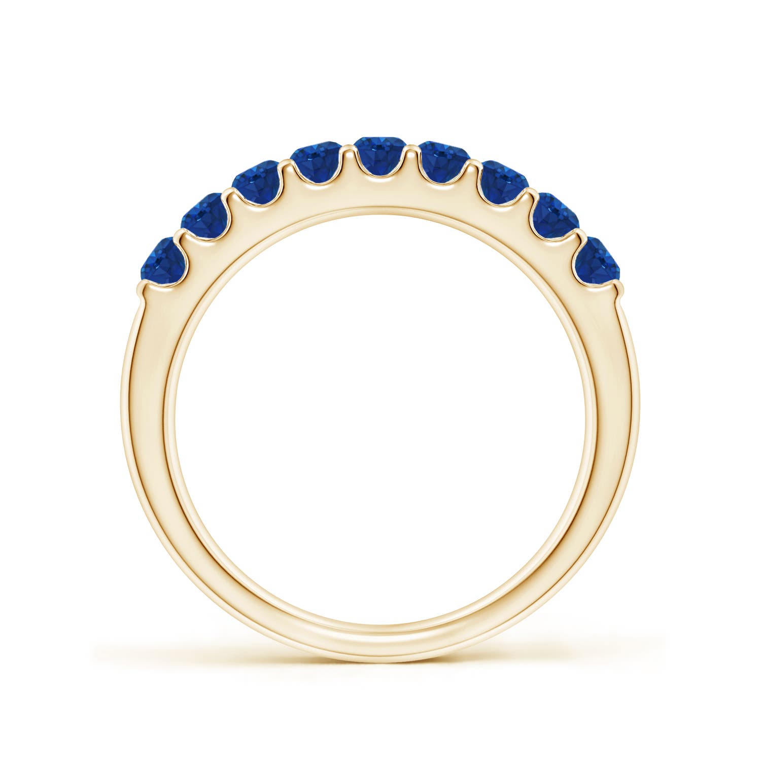 AAA - Blue Sapphire / 0.81 CT / 14 KT Yellow Gold