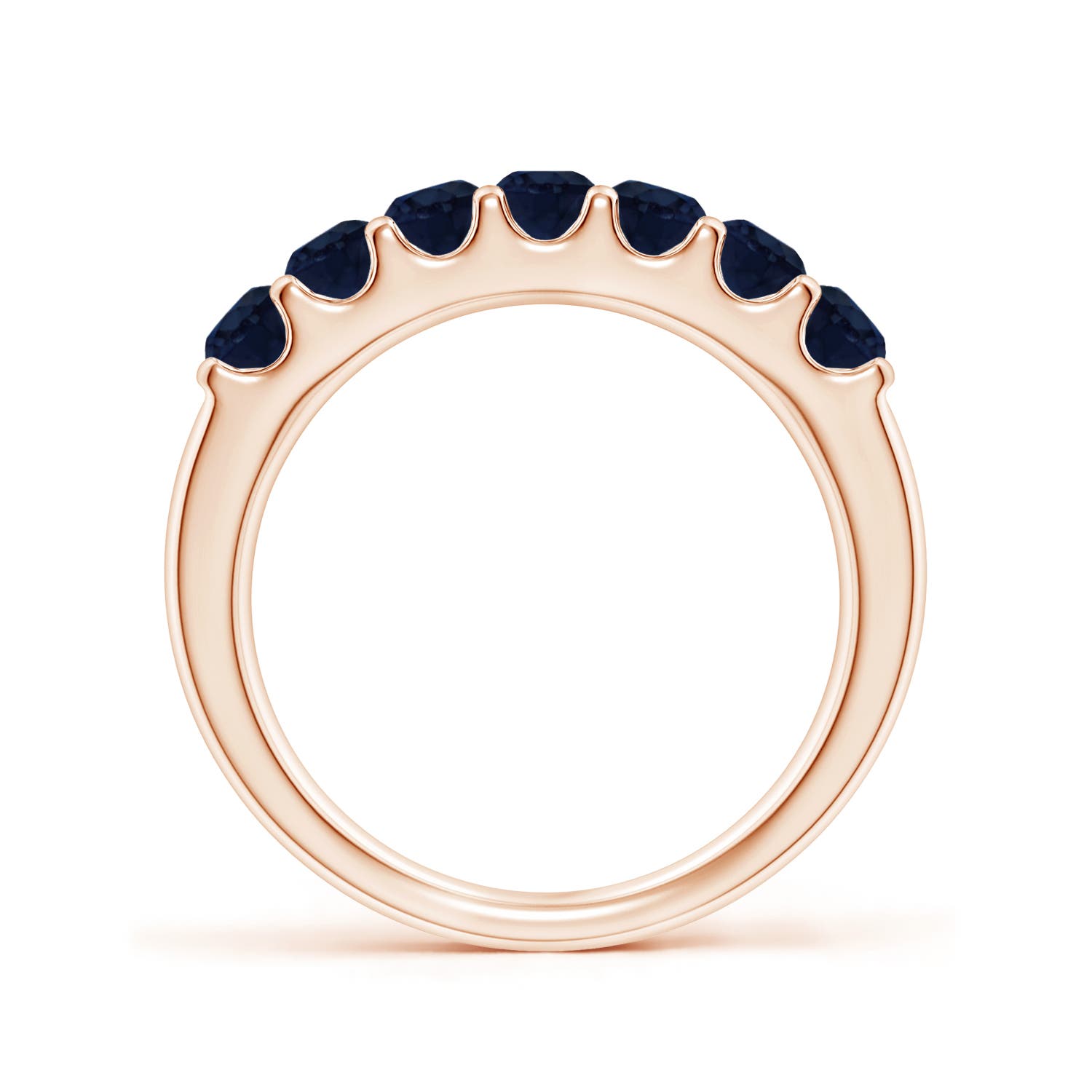 A - Blue Sapphire / 1.05 CT / 14 KT Rose Gold