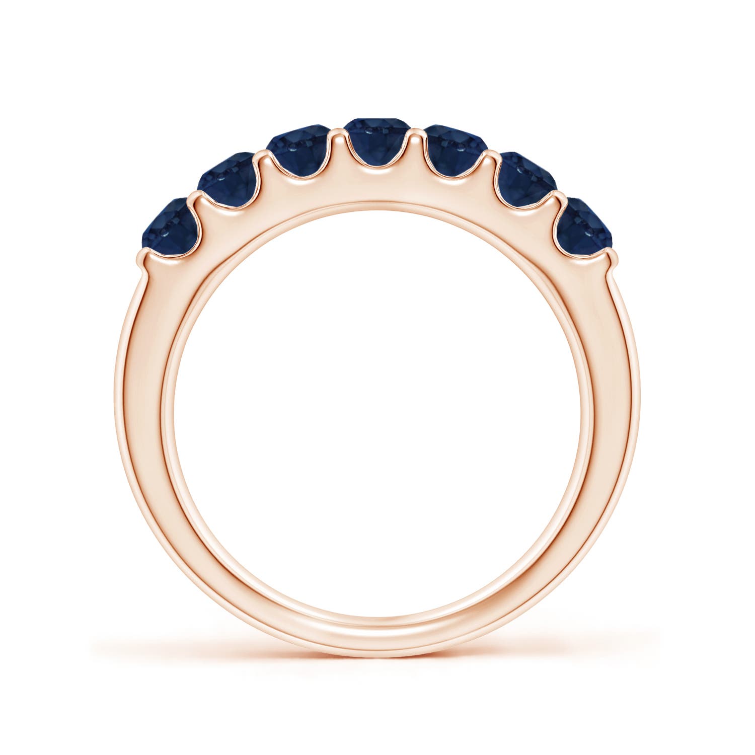 AA - Blue Sapphire / 1.05 CT / 14 KT Rose Gold