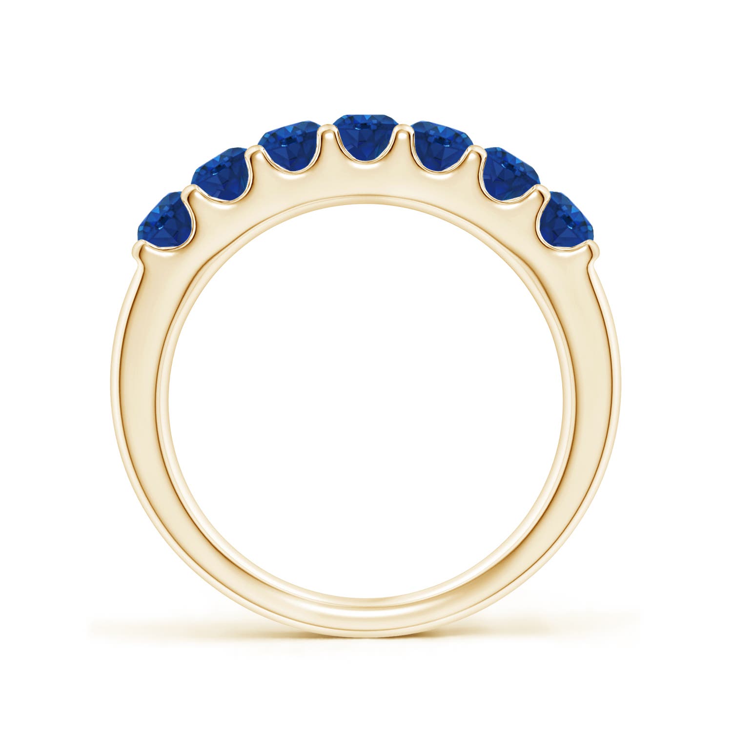 AAA - Blue Sapphire / 1.05 CT / 14 KT Yellow Gold