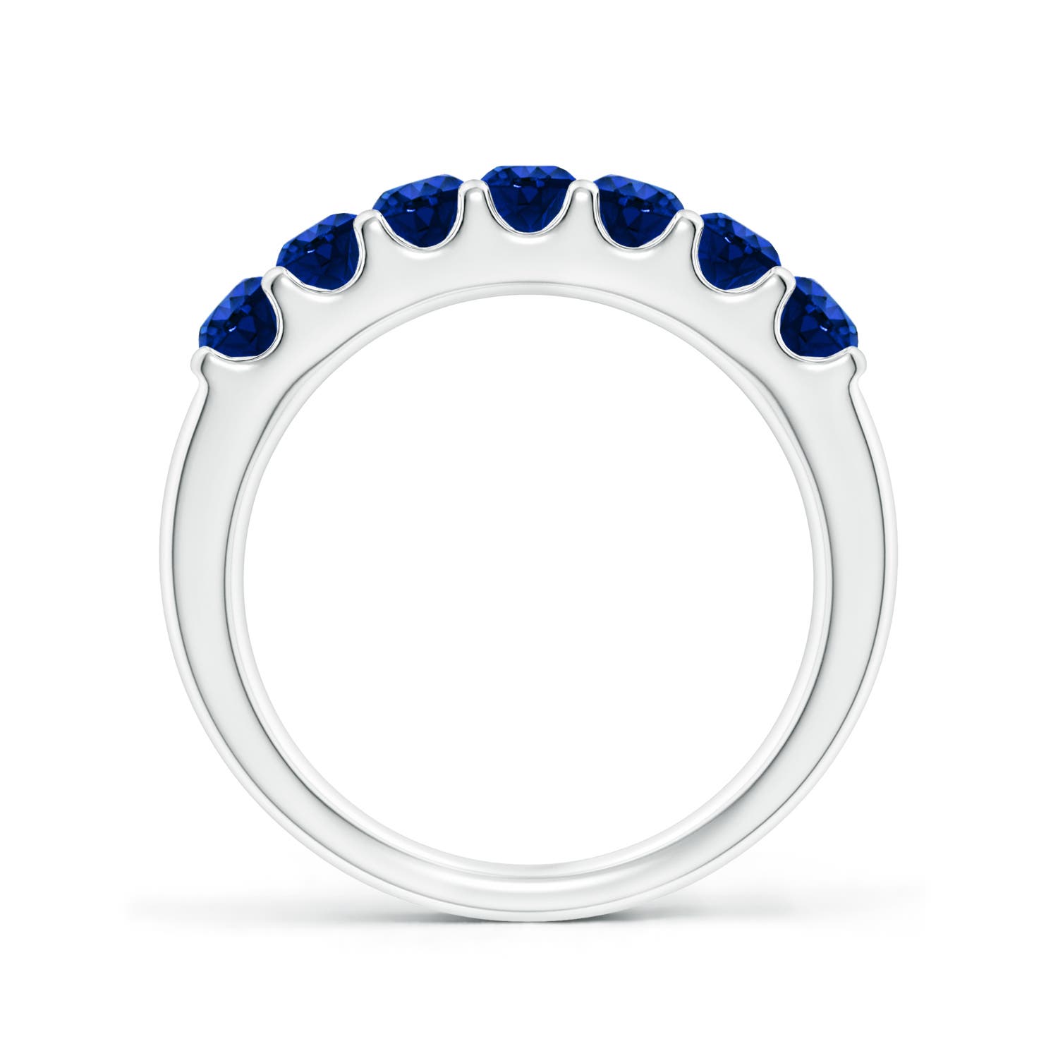 AAAA - Blue Sapphire / 1.05 CT / 14 KT White Gold