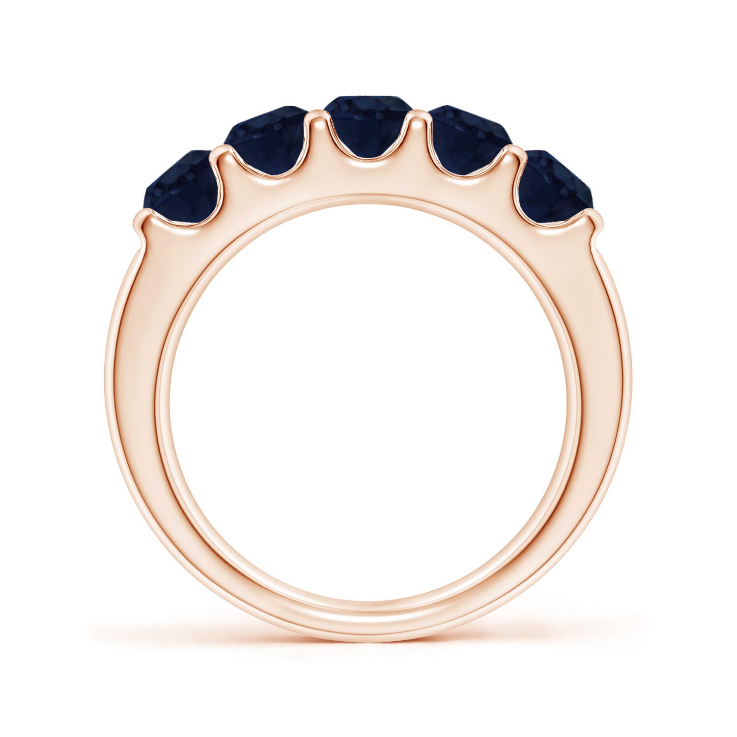 A - Blue Sapphire / 1.75 CT / 14 KT Rose Gold