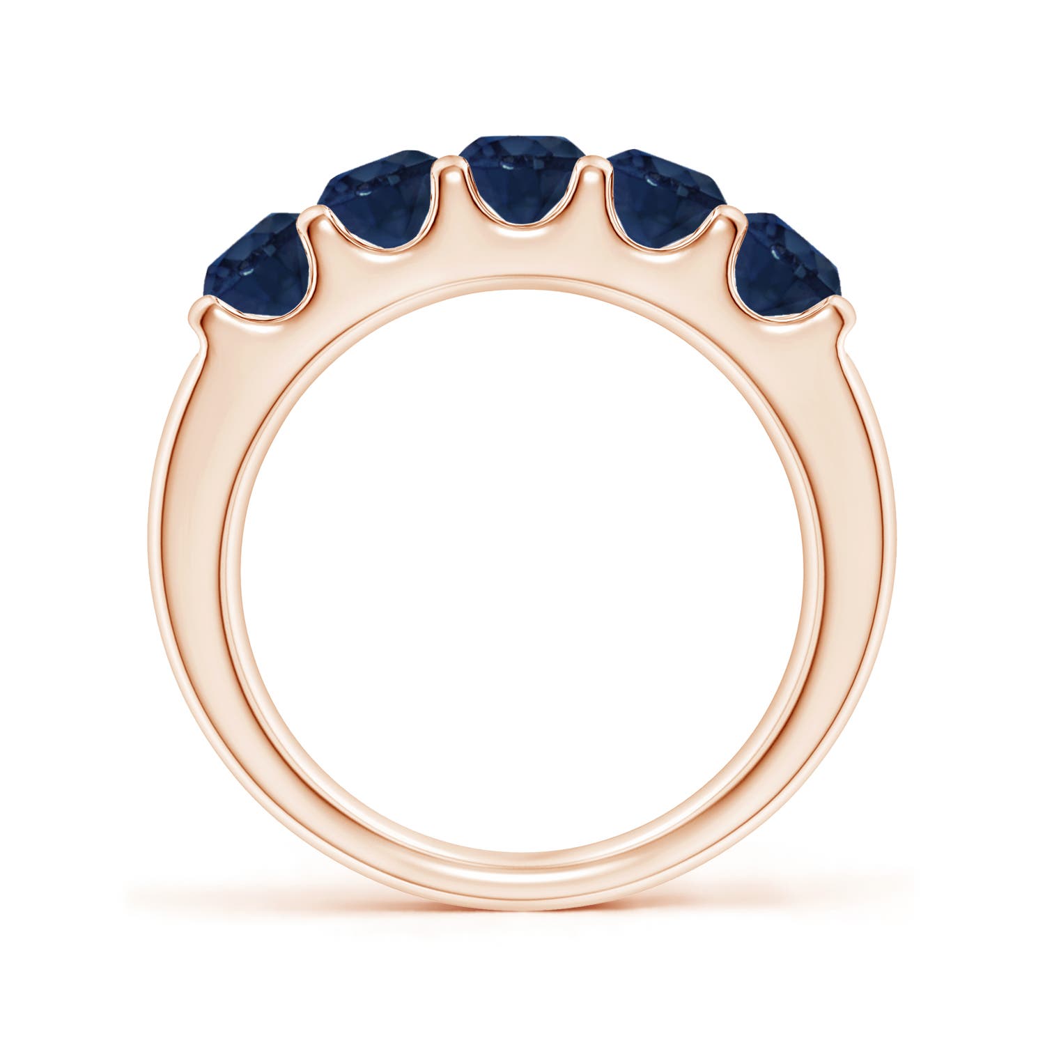 AA - Blue Sapphire / 1.75 CT / 14 KT Rose Gold