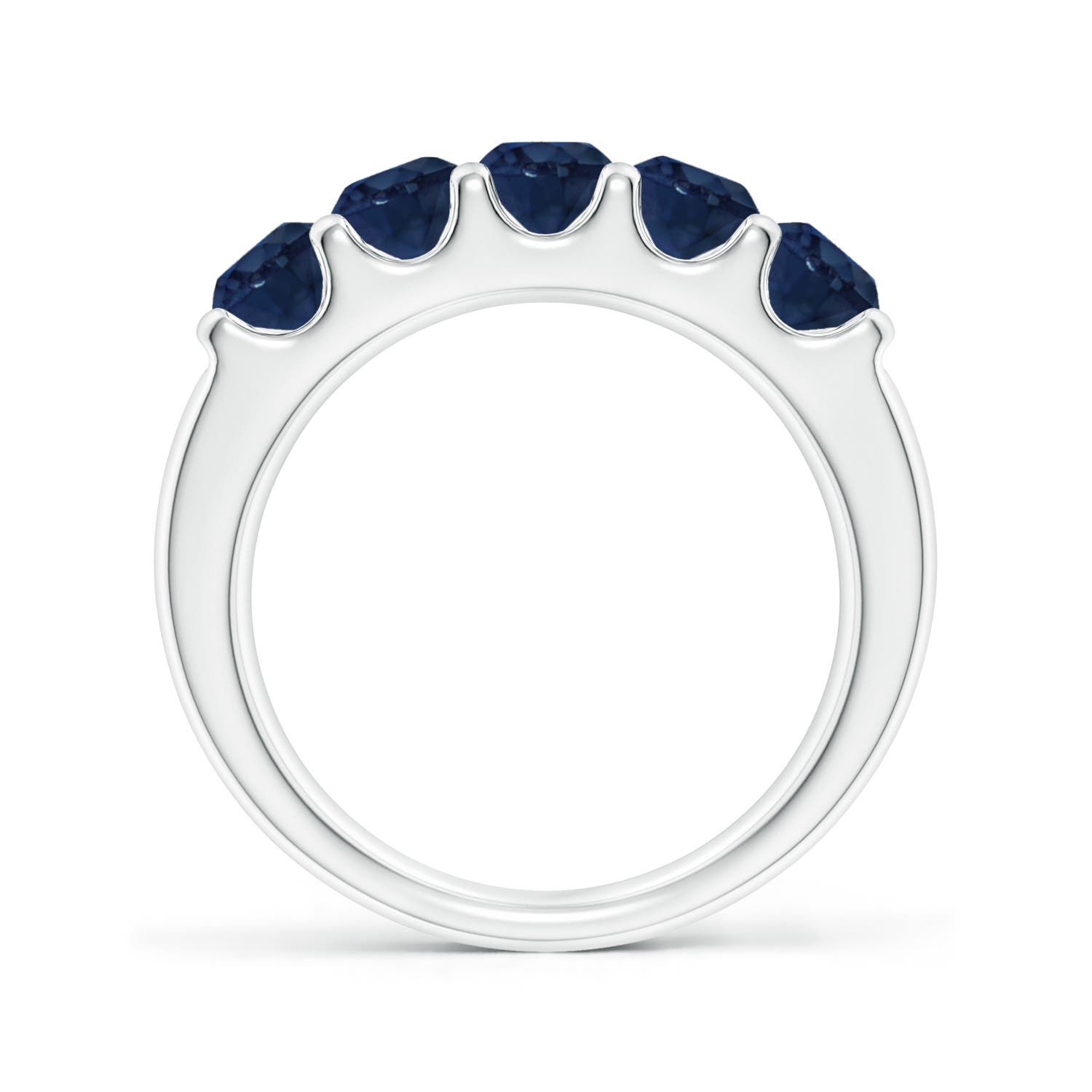 AA - Blue Sapphire / 1.75 CT / 14 KT White Gold