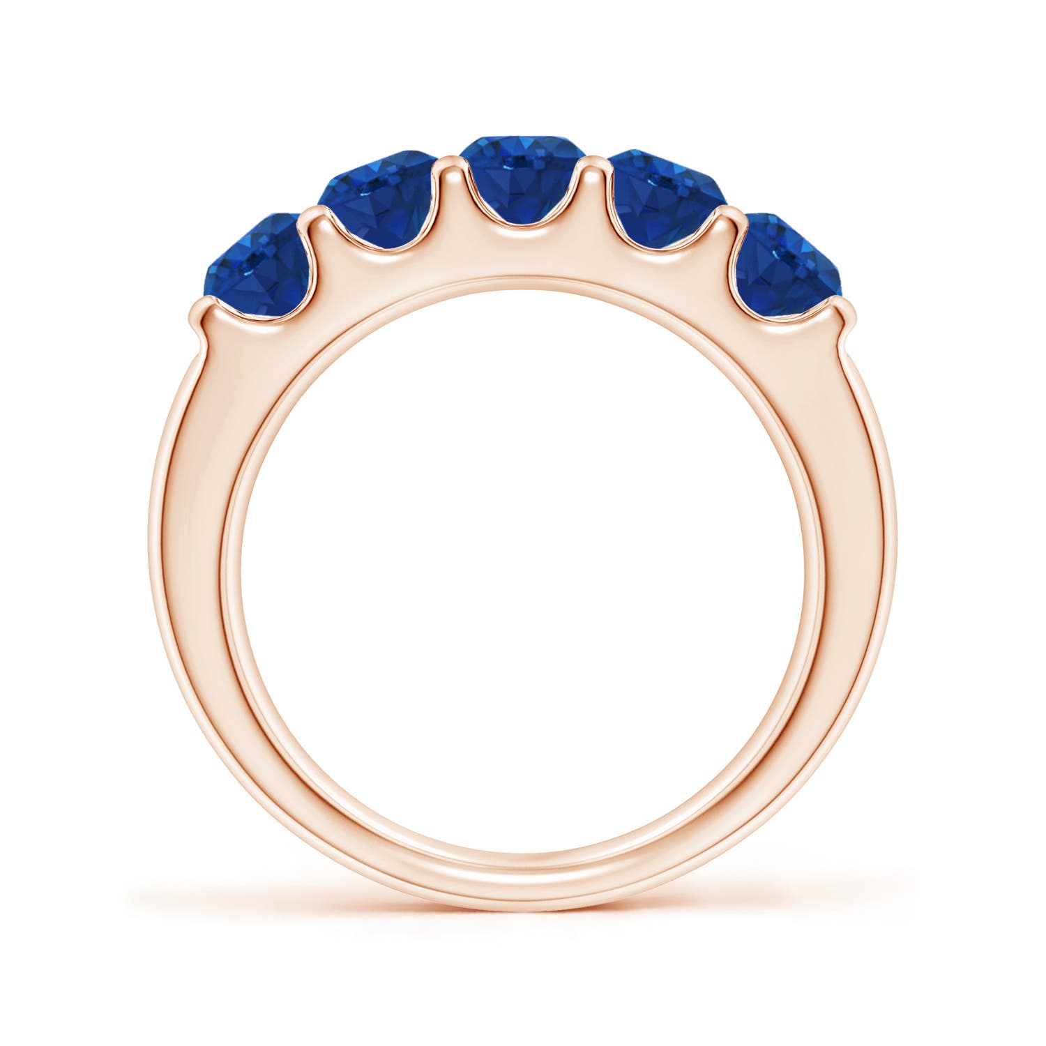 AAA - Blue Sapphire / 1.75 CT / 14 KT Rose Gold