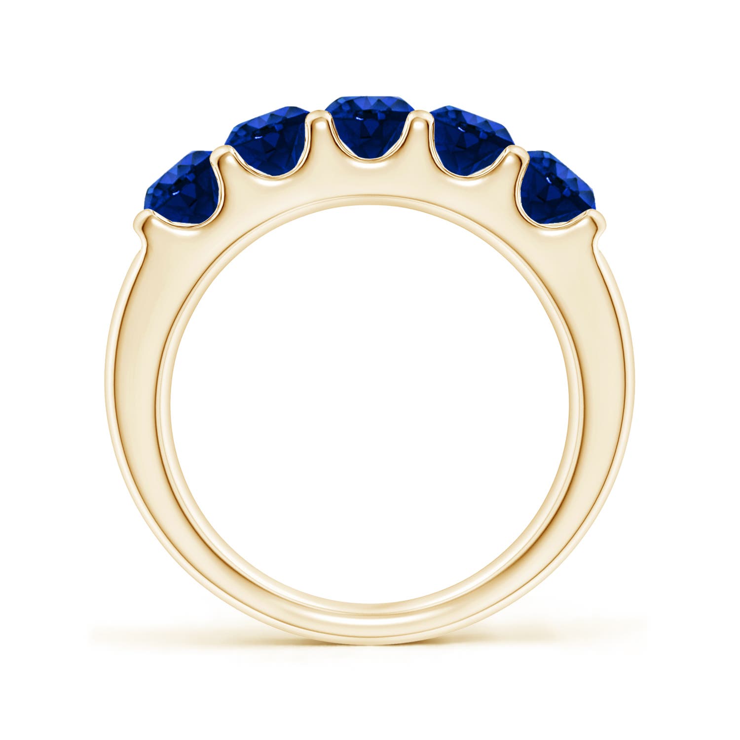 AAAA - Blue Sapphire / 1.75 CT / 14 KT Yellow Gold