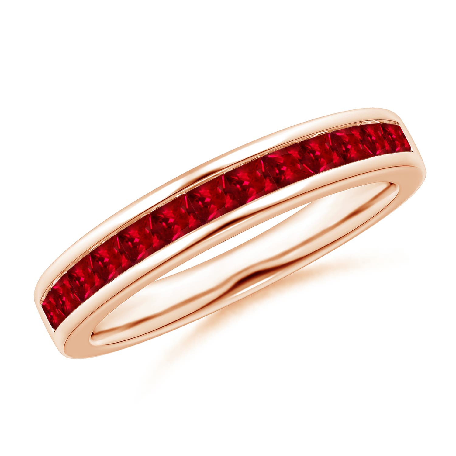 AAAA - Ruby / 0.78 CT / 14 KT Rose Gold