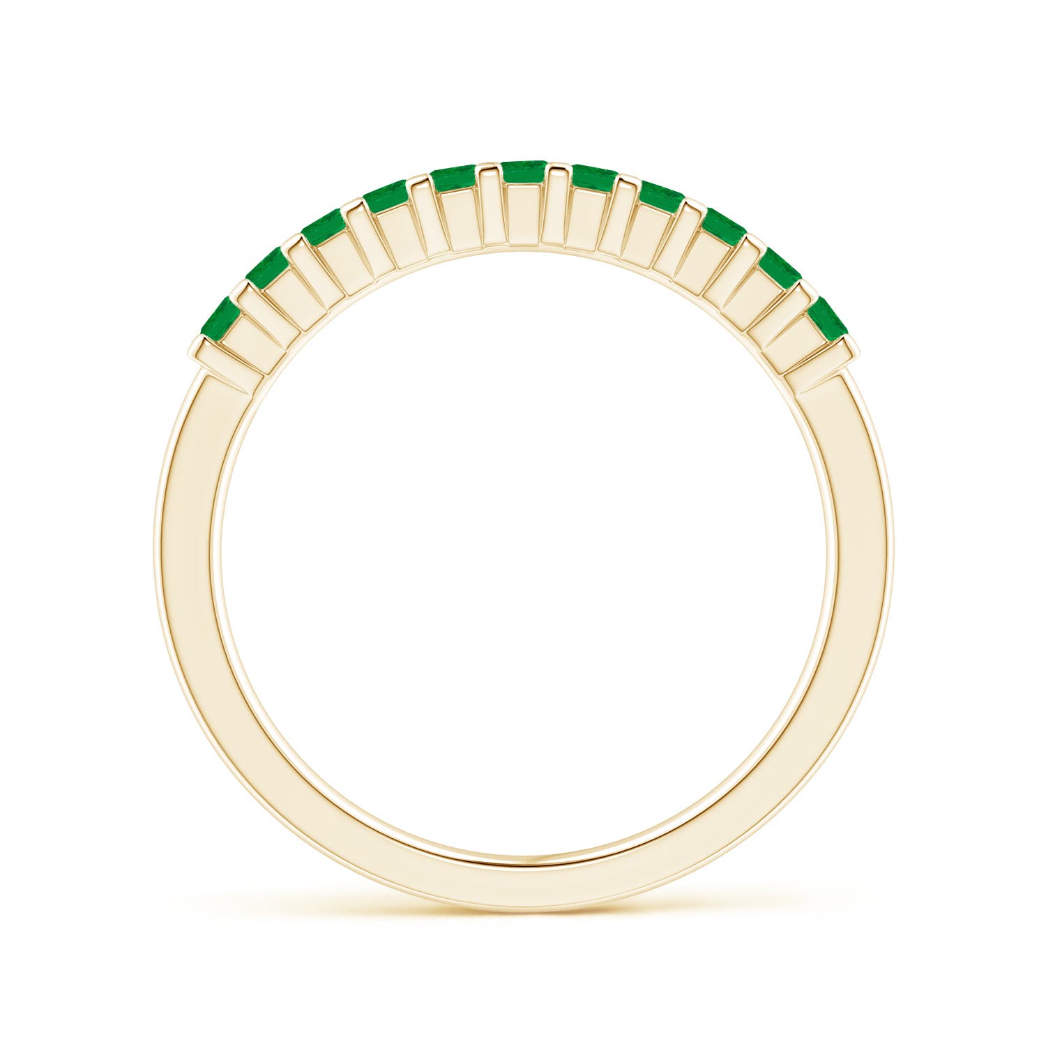 AA - Emerald / 0.39 CT / 14 KT Yellow Gold