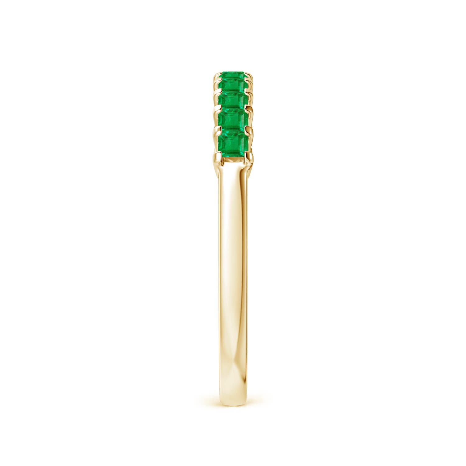 AA - Emerald / 0.39 CT / 14 KT Yellow Gold