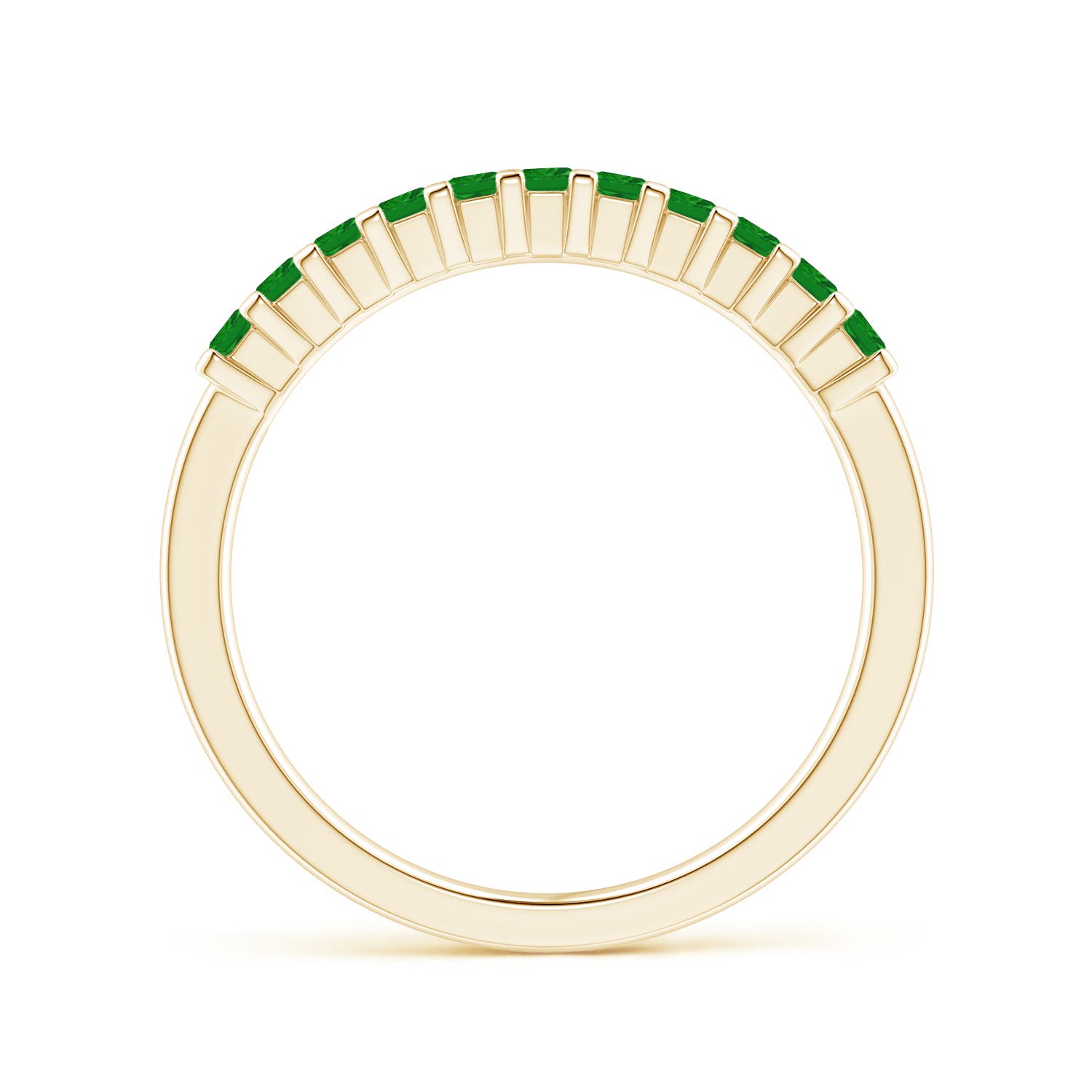 AAA - Emerald / 0.39 CT / 14 KT Yellow Gold