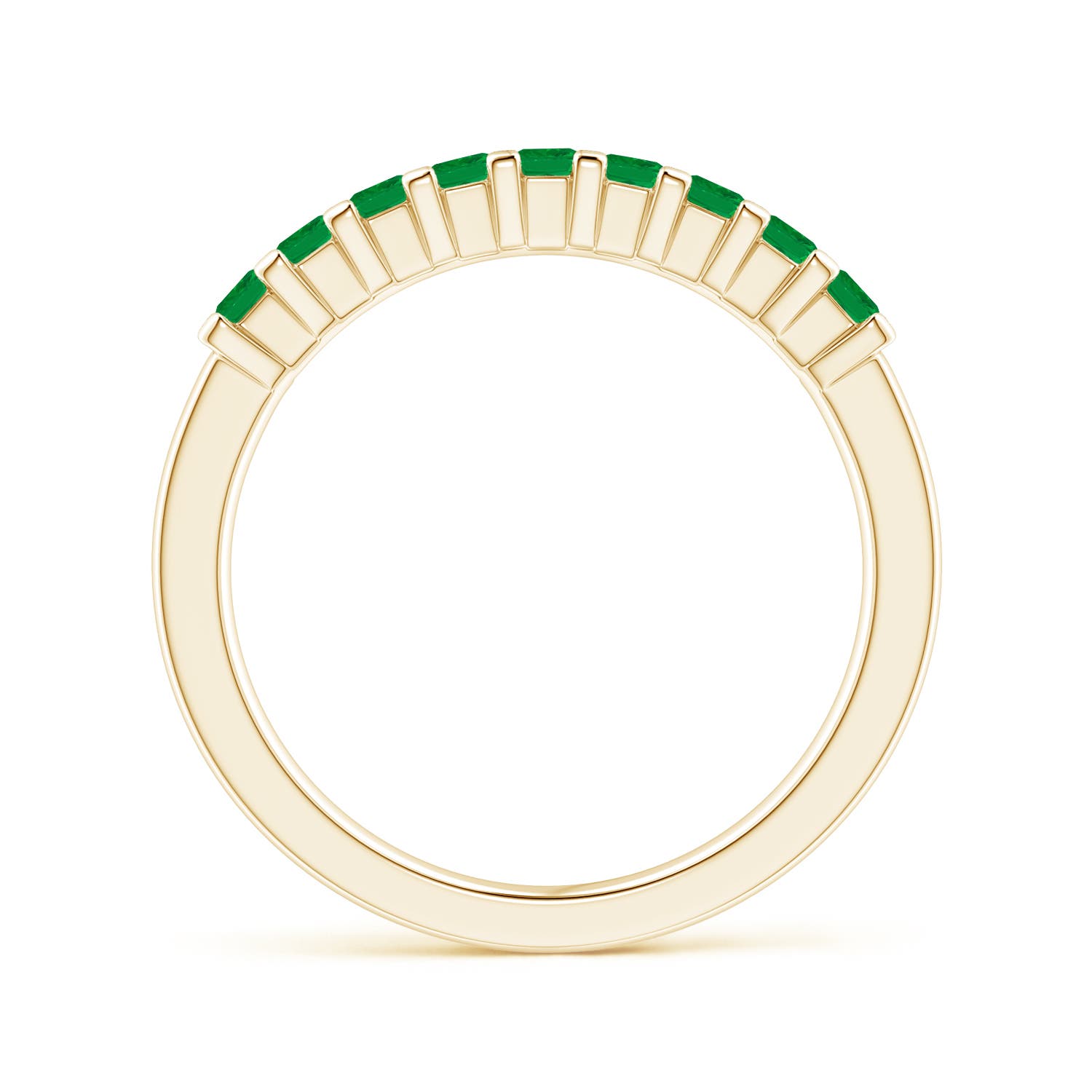 AA - Emerald / 0.45 CT / 14 KT Yellow Gold