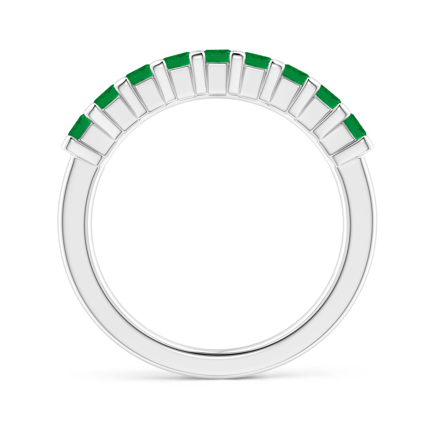 AA - Emerald / 0.81 CT / 14 KT White Gold