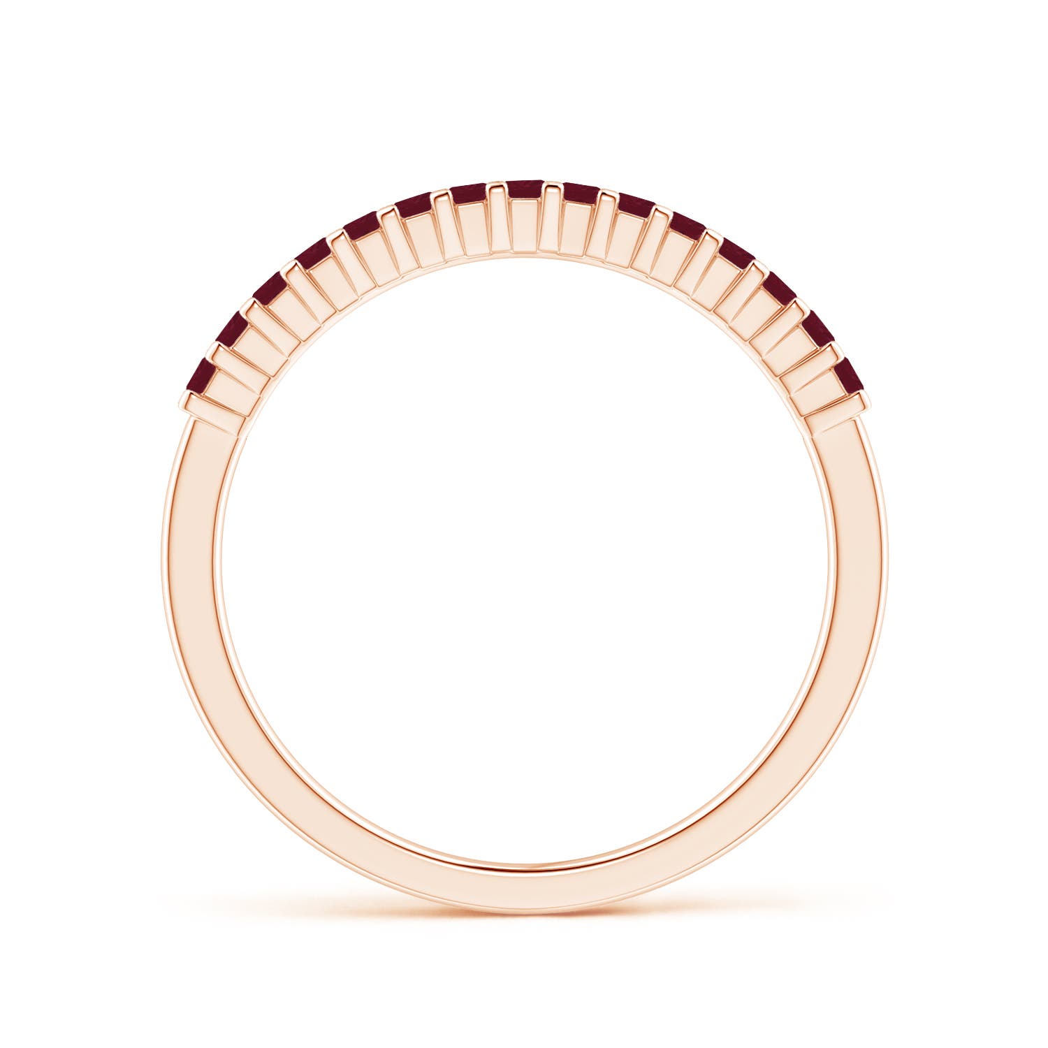 A - Ruby / 0.45 CT / 14 KT Rose Gold