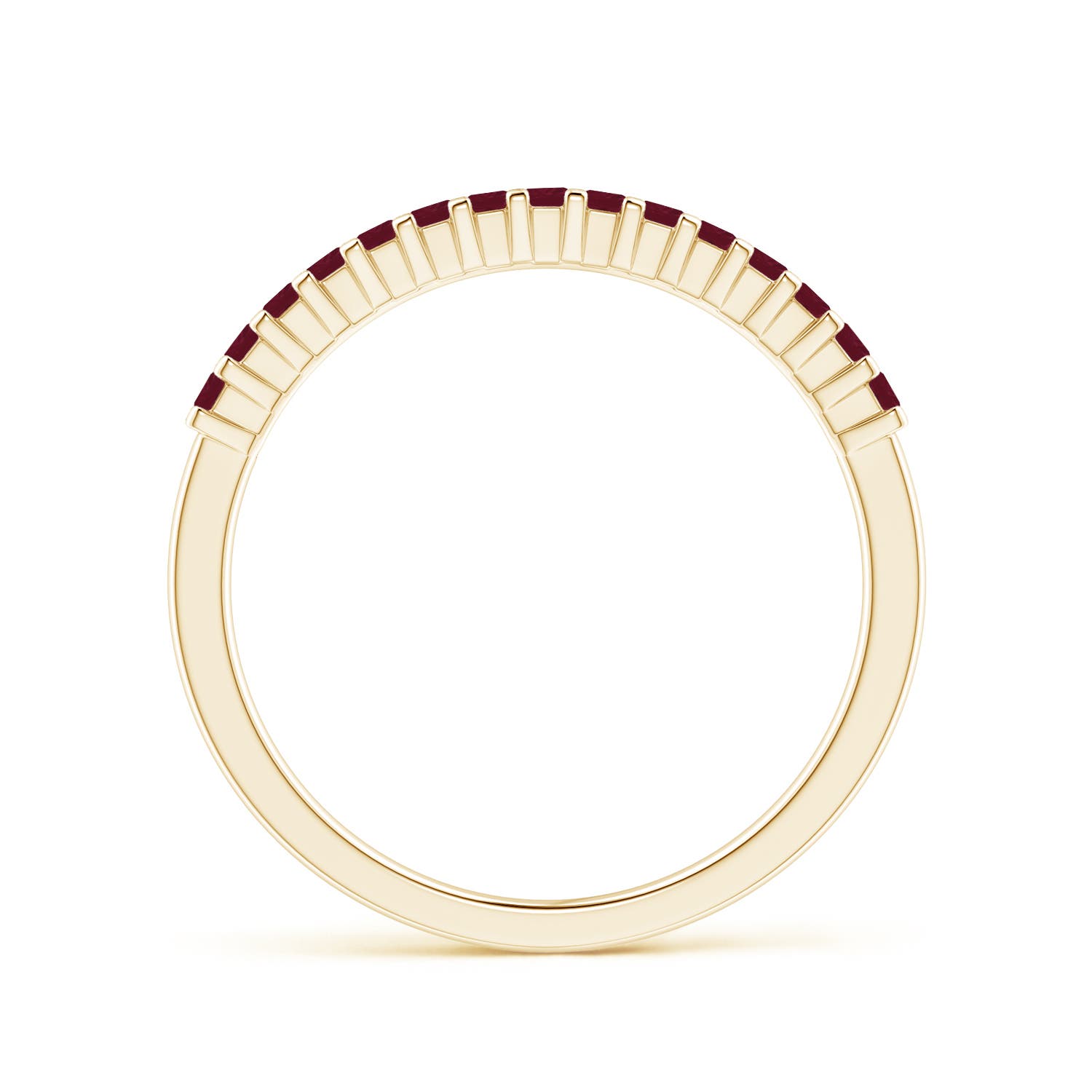 A - Ruby / 0.45 CT / 14 KT Yellow Gold