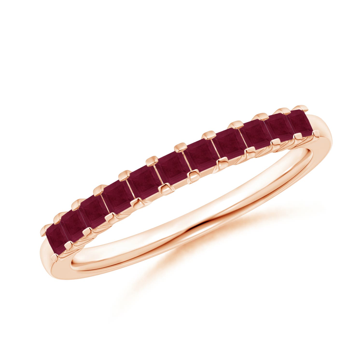 A - Ruby / 0.55 CT / 14 KT Rose Gold