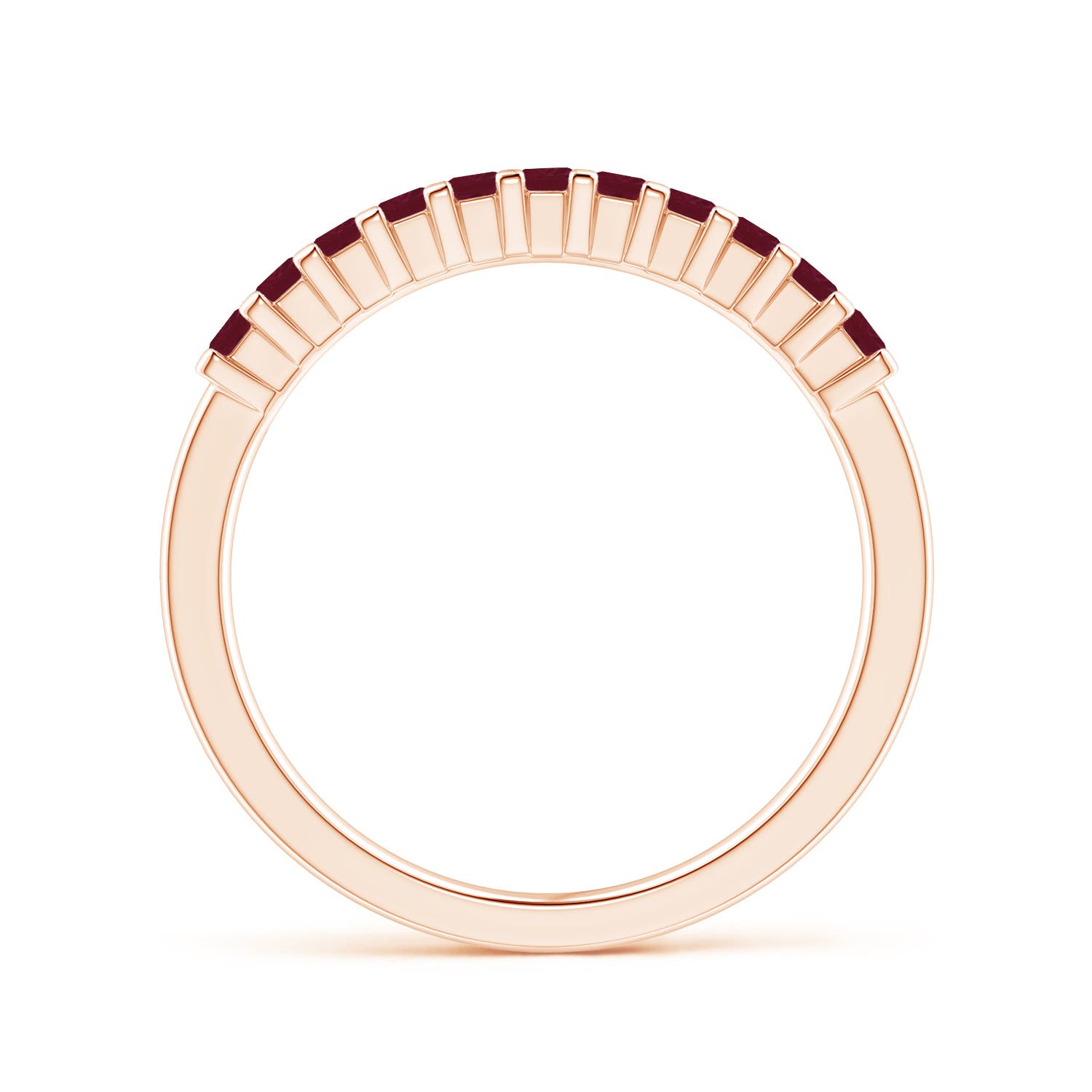 A - Ruby / 0.55 CT / 14 KT Rose Gold