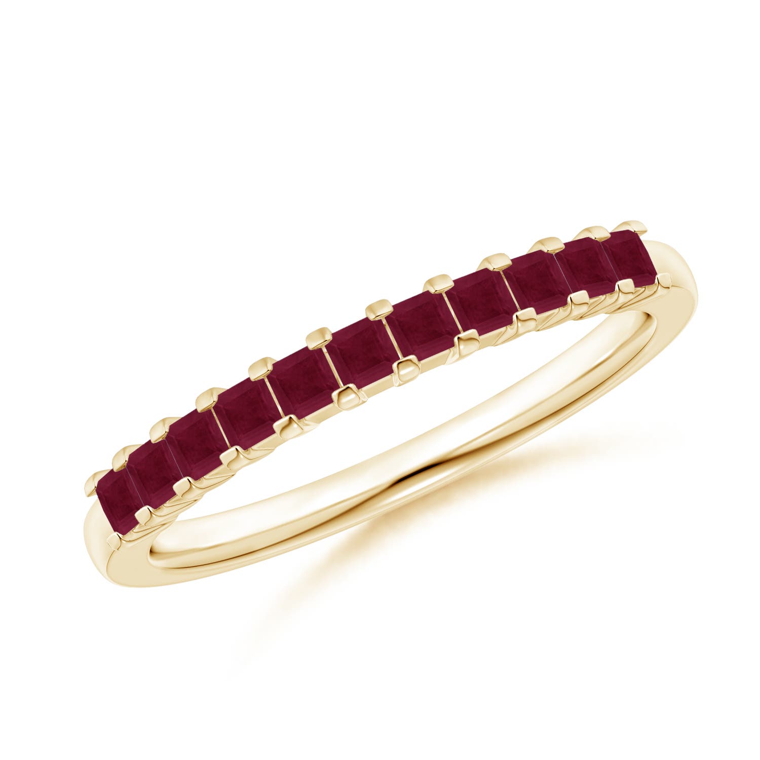 A - Ruby / 0.55 CT / 14 KT Yellow Gold