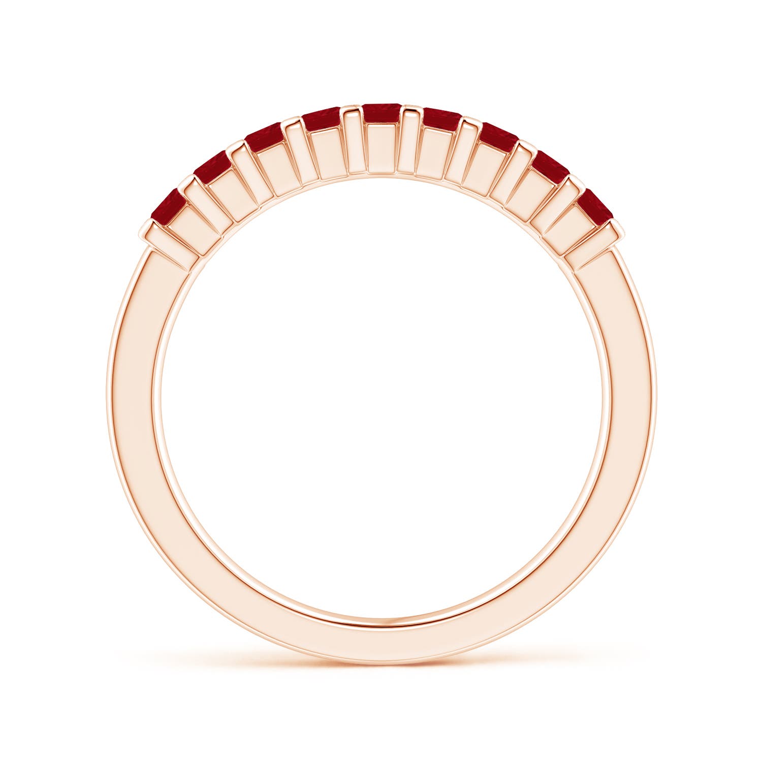 AA - Ruby / 0.63 CT / 14 KT Rose Gold