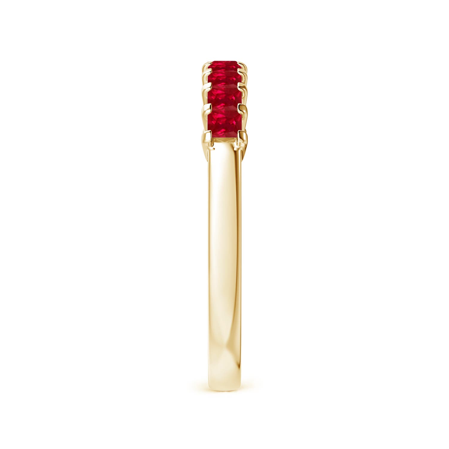 AAA - Ruby / 0.63 CT / 14 KT Yellow Gold