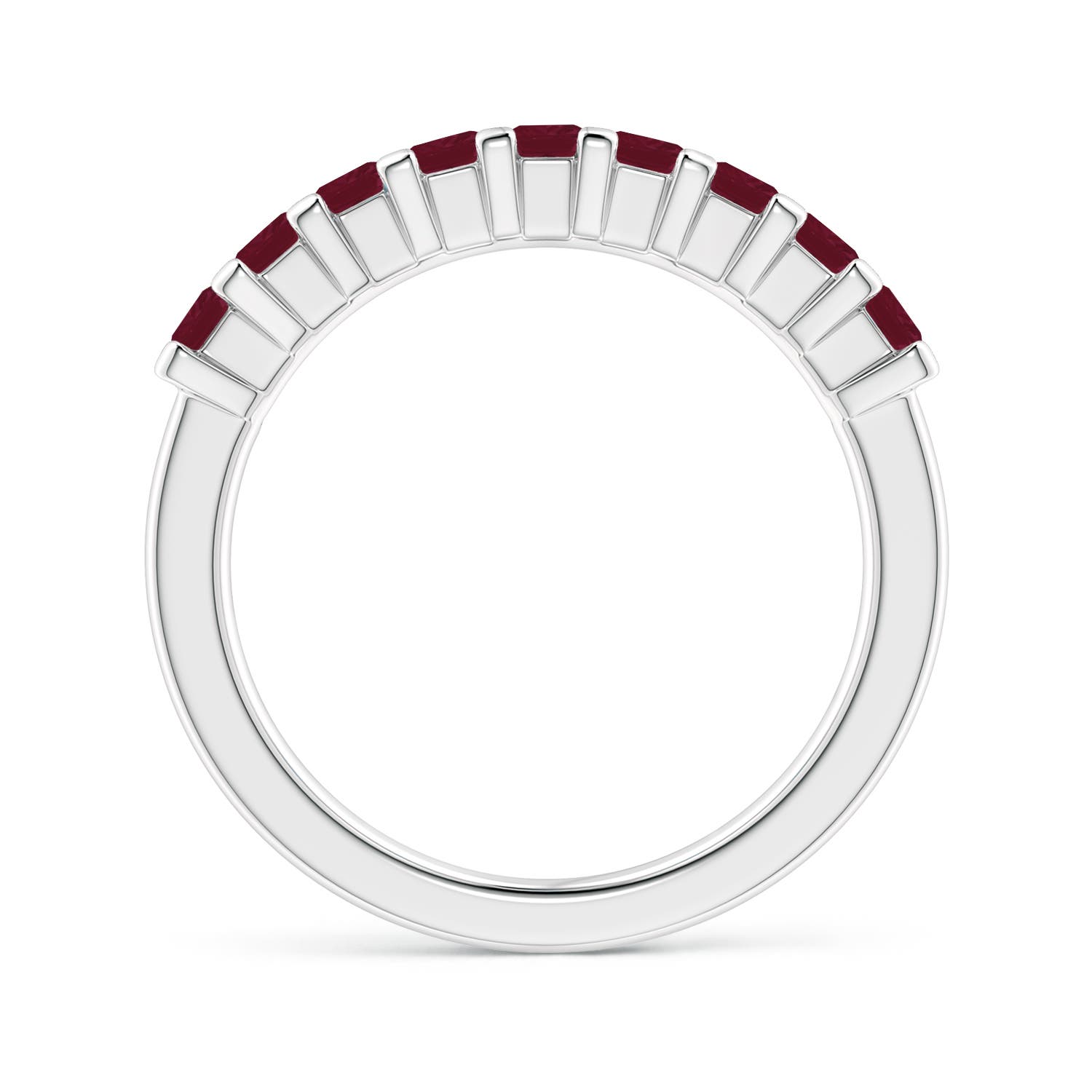 A - Ruby / 1.26 CT / 14 KT White Gold