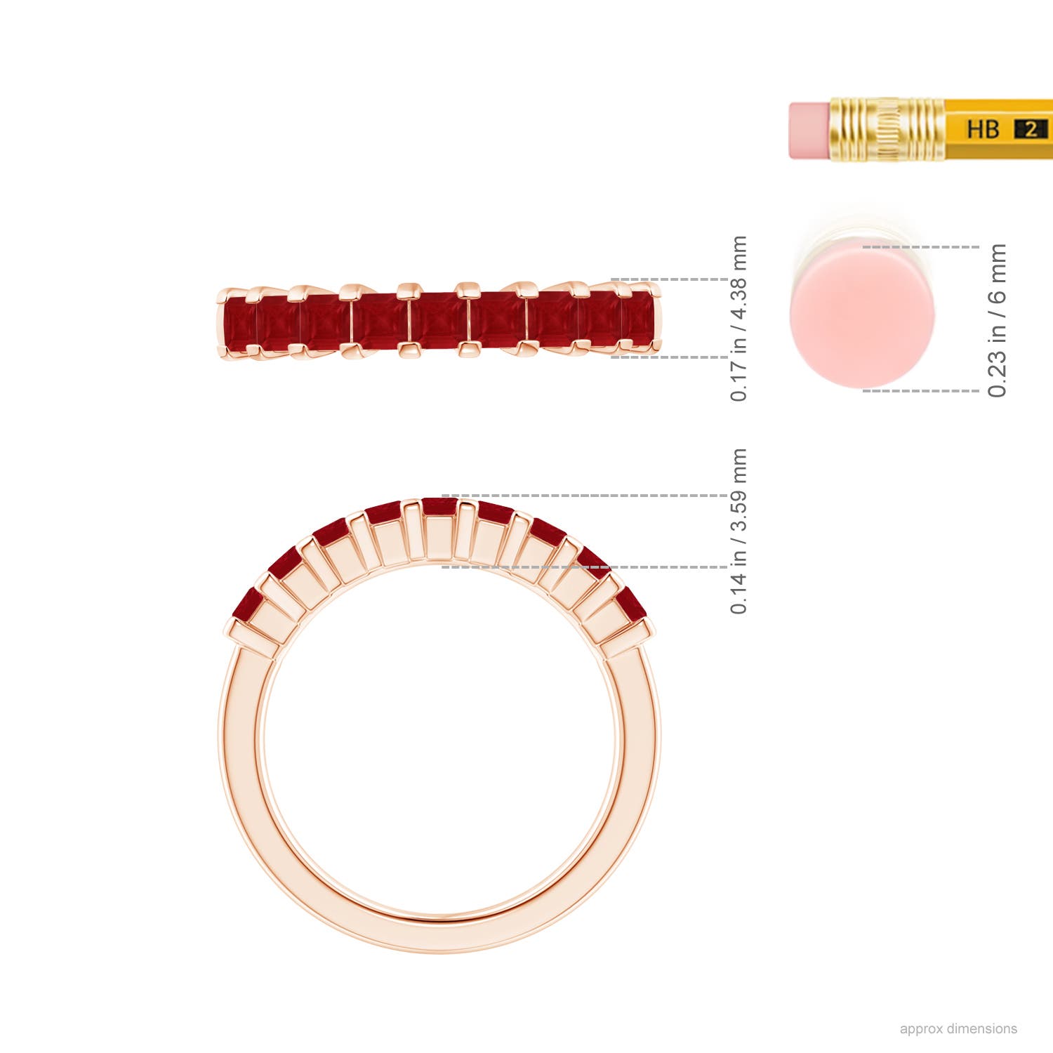 AA - Ruby / 1.26 CT / 14 KT Rose Gold