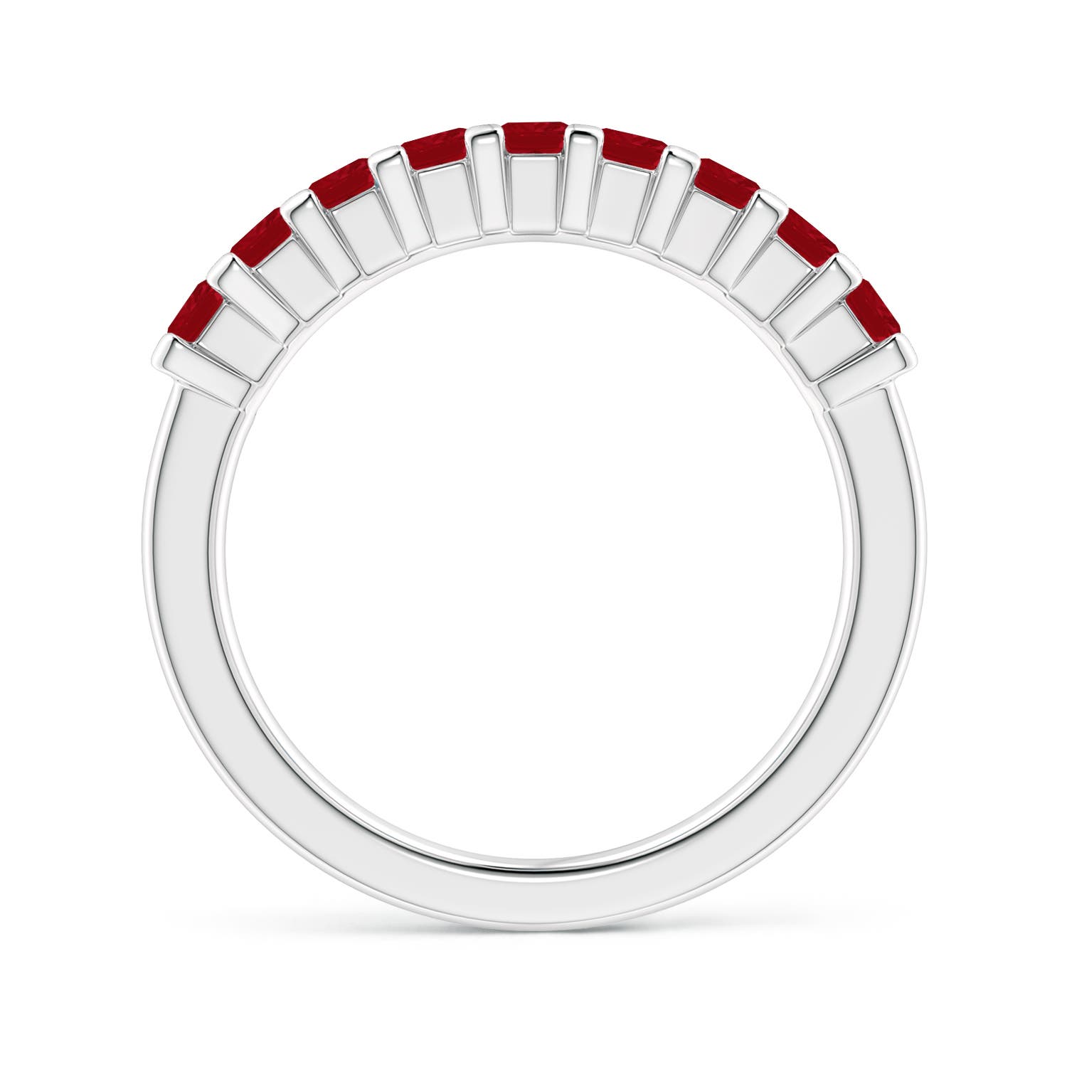 AA - Ruby / 1.26 CT / 14 KT White Gold