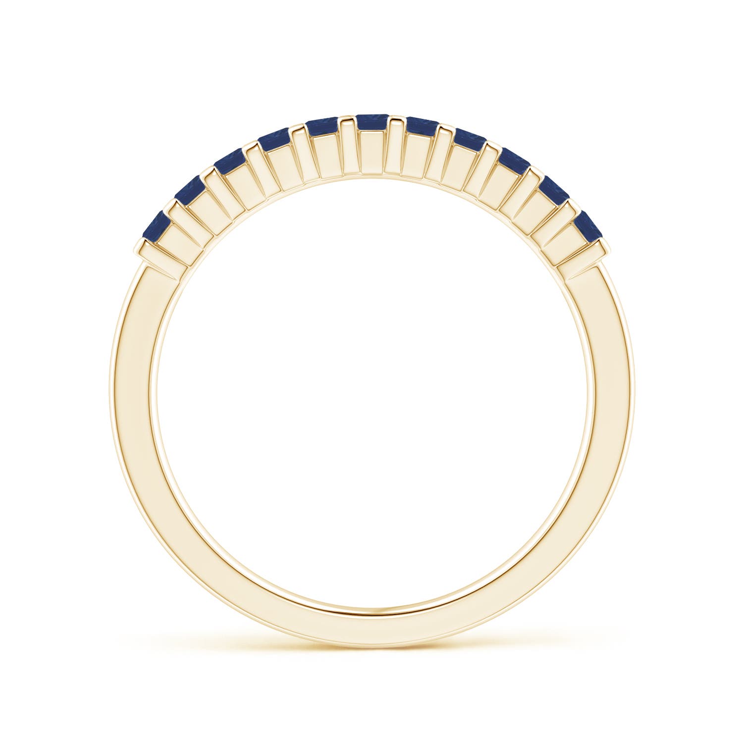 A - Blue Sapphire / 0.55 CT / 14 KT Yellow Gold