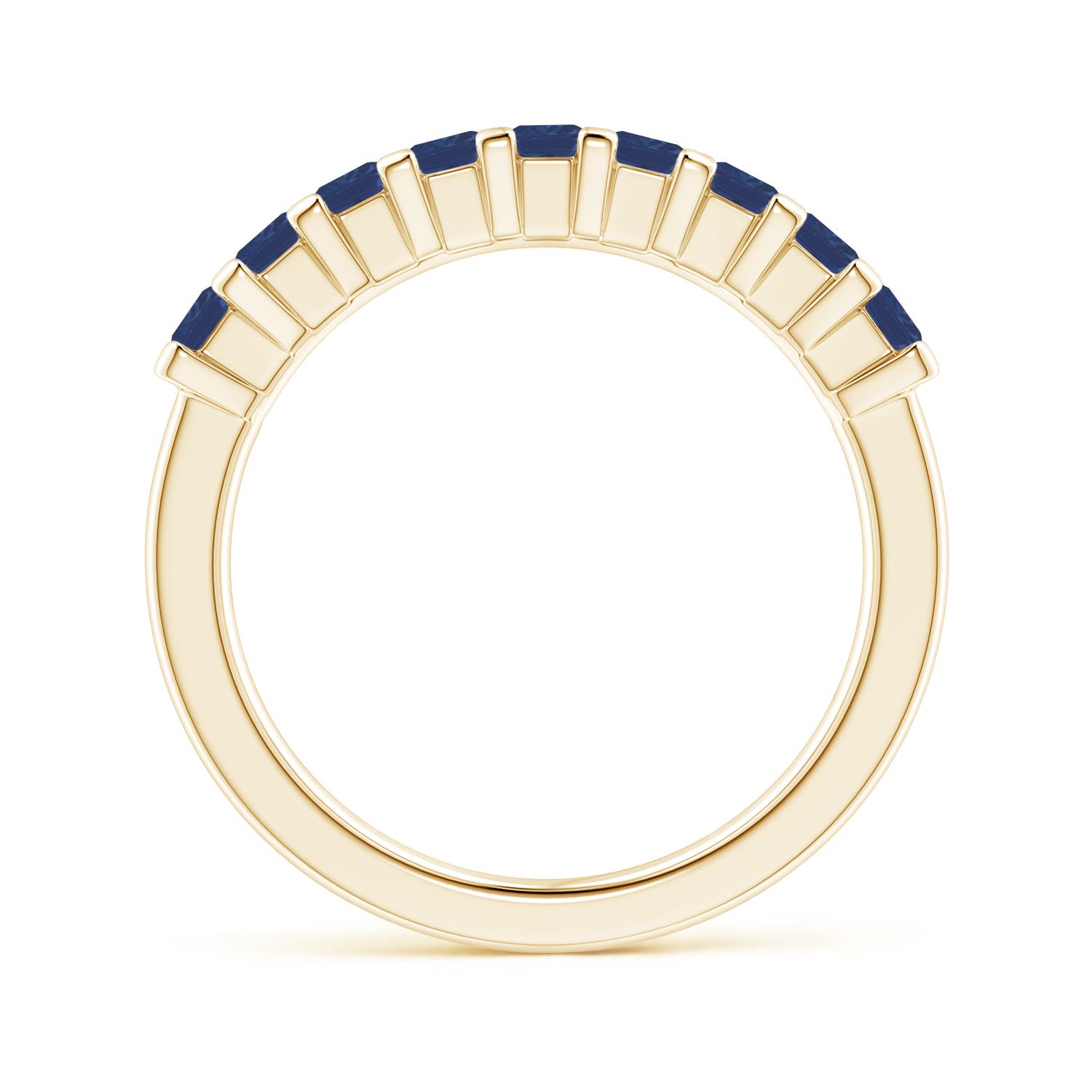 A - Blue Sapphire / 1.08 CT / 14 KT Yellow Gold