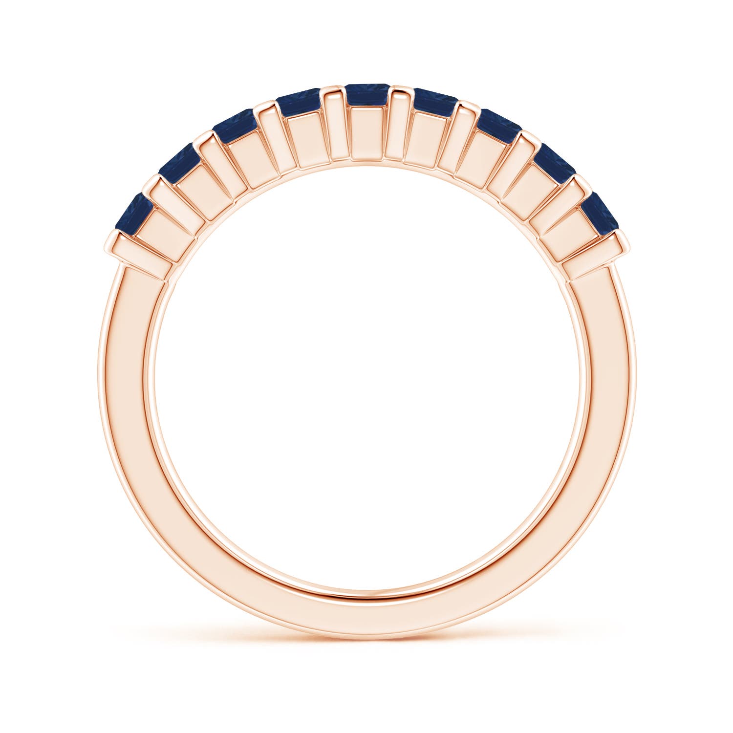 AA - Blue Sapphire / 1.08 CT / 14 KT Rose Gold