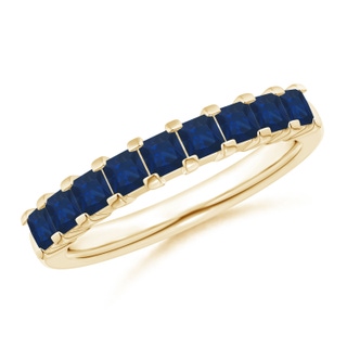 Square AA Blue Sapphire