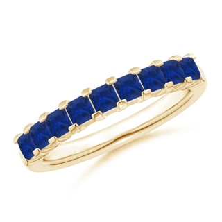 Square AAA Blue Sapphire