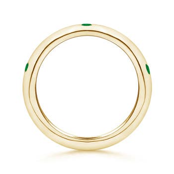 AA - Emerald / 0.23 CT / 14 KT Yellow Gold