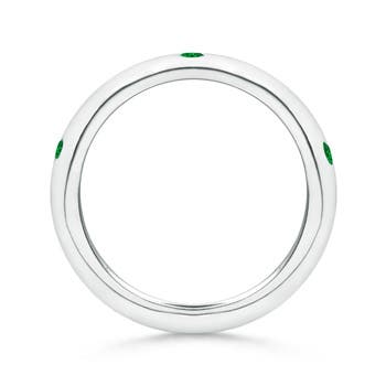 AAAA - Emerald / 0.23 CT / 14 KT White Gold