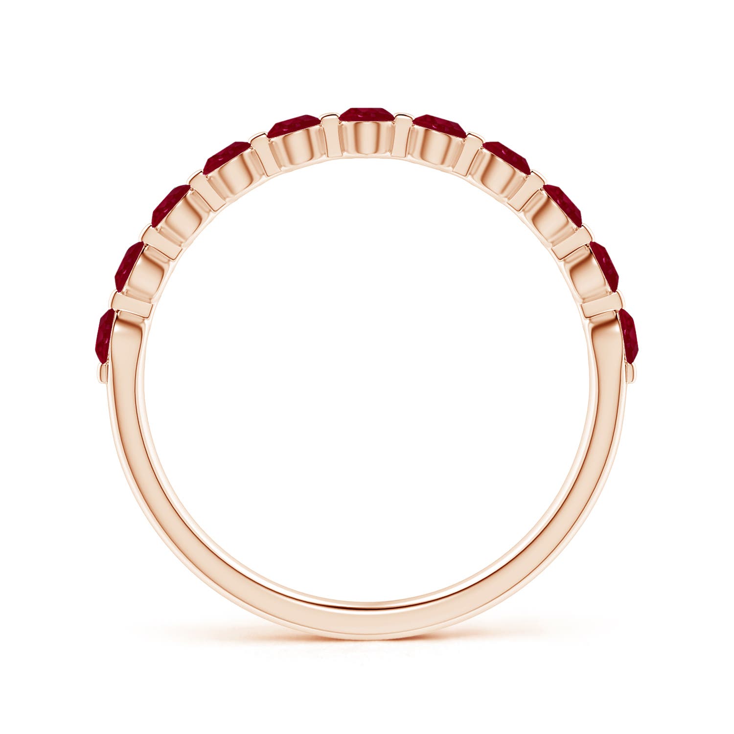 AA - Ruby / 0.66 CT / 14 KT Rose Gold